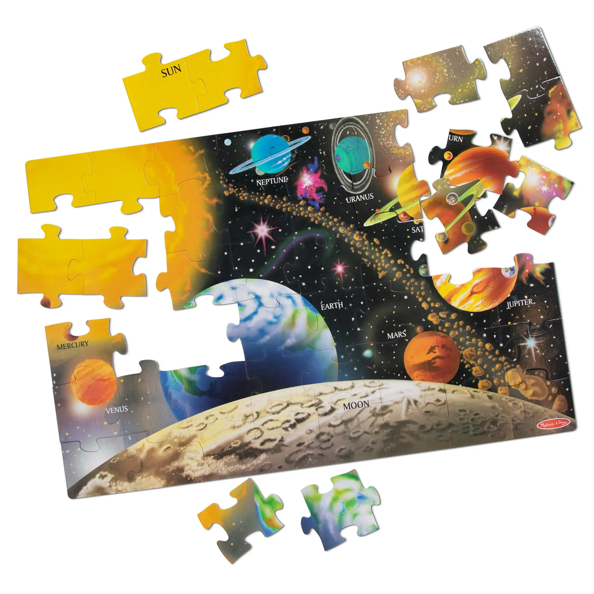 Solar System Floor Puzzle - 48 Pieces