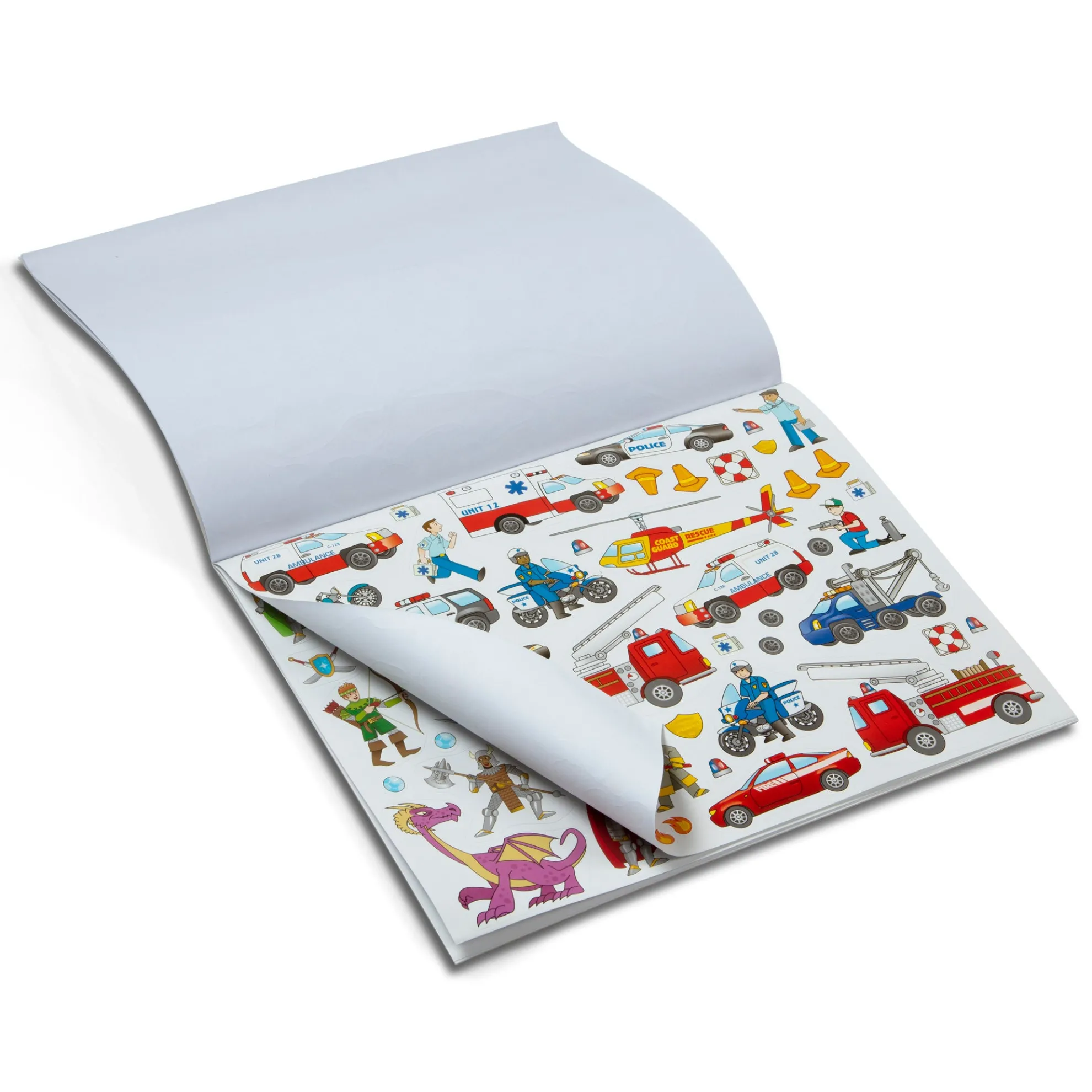 Sticker Collection - Dinosaurs, Vehicles, Space, and More