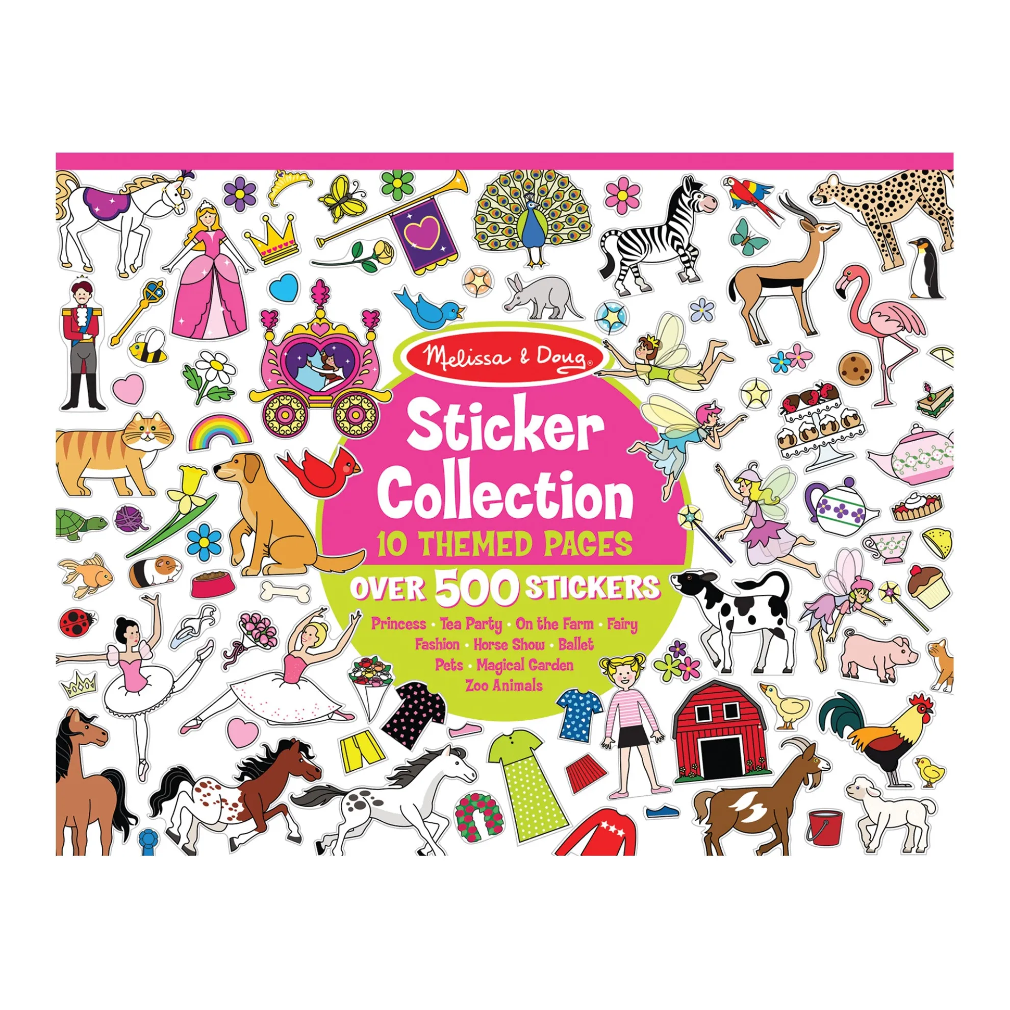 Sticker Collection - Princesses, Tea Party, Animals, and More