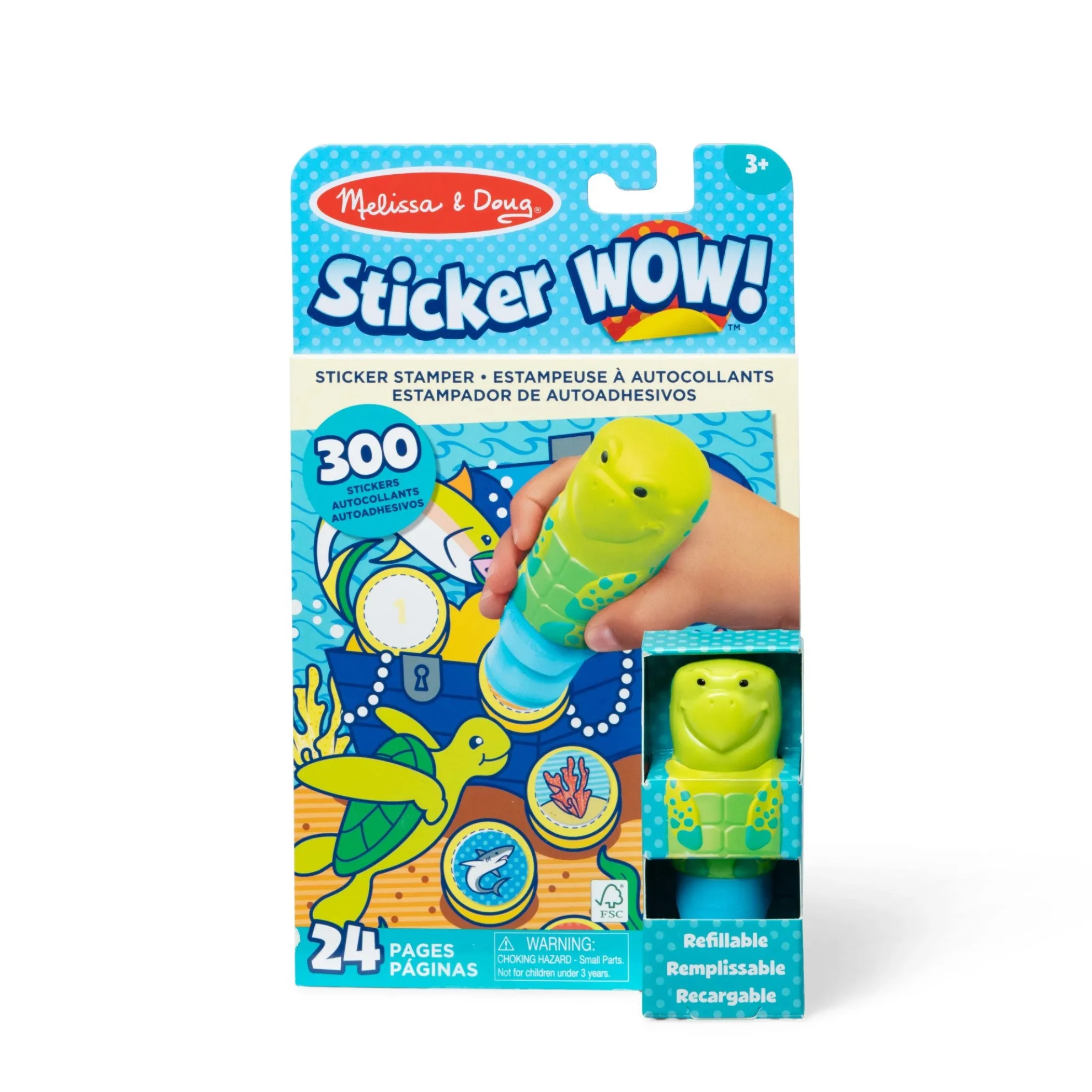 Sticker WOW!™ Activity Pad & Sticker Stamper - Sea Turtle