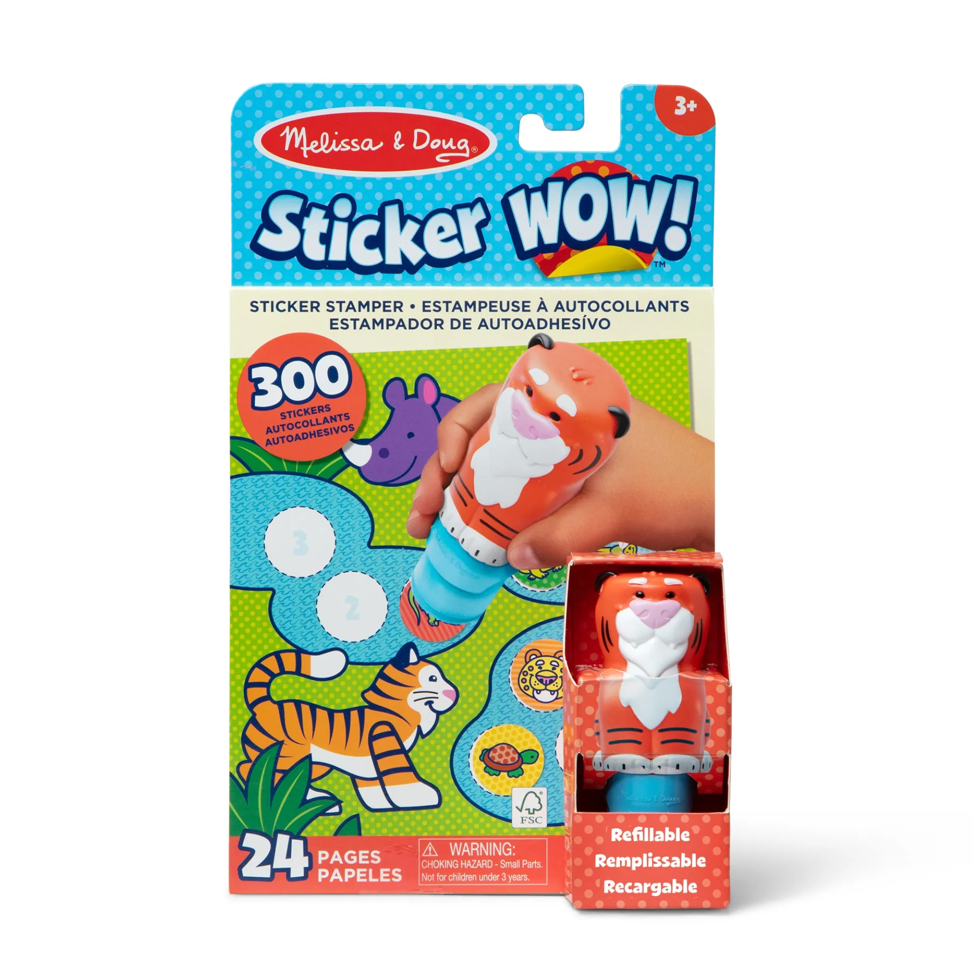 Sticker WOW!™ Activity Pad & Sticker Stamper - Tiger