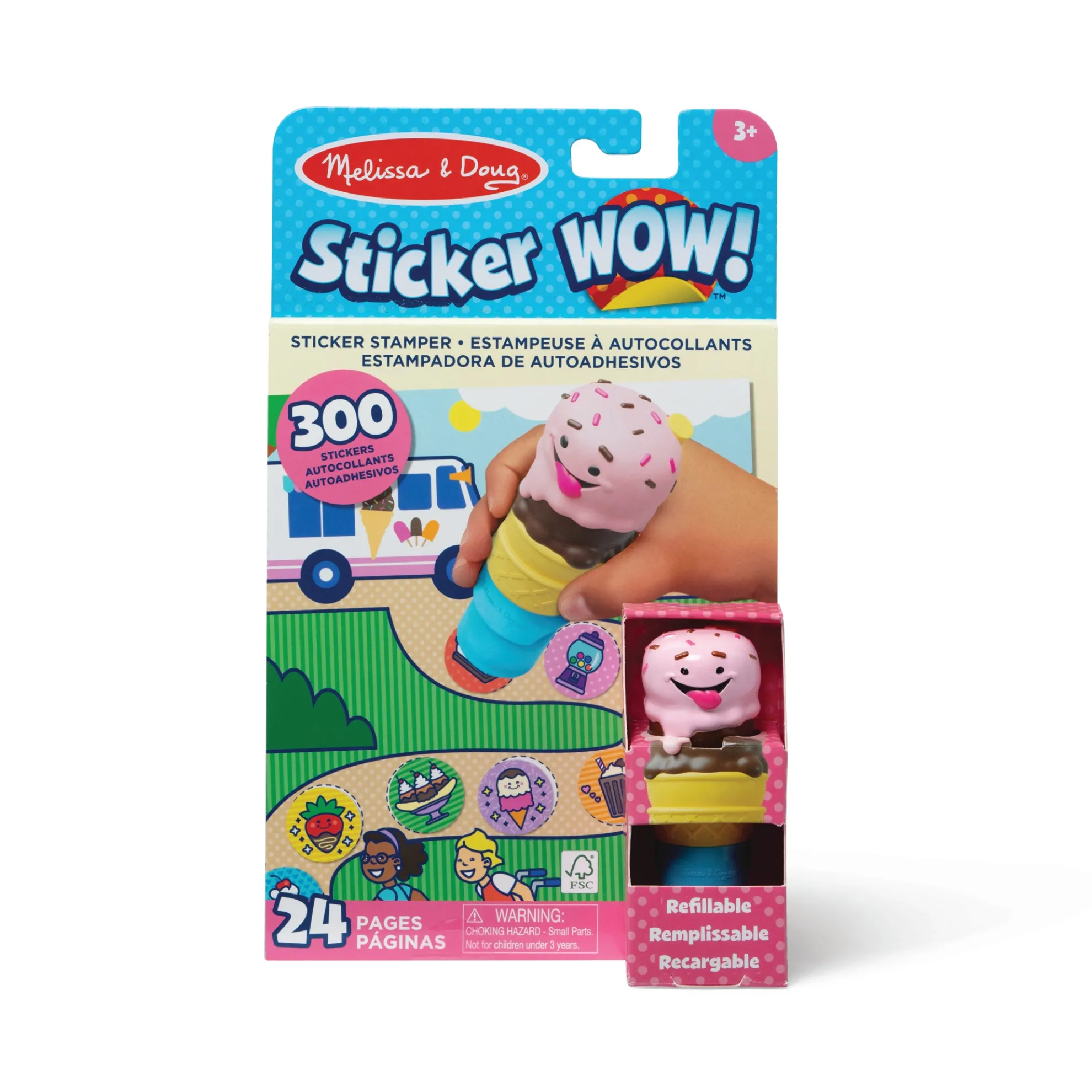 Sticker WOW!™ Activity Pad & Sticker Stamper - Ice Cream