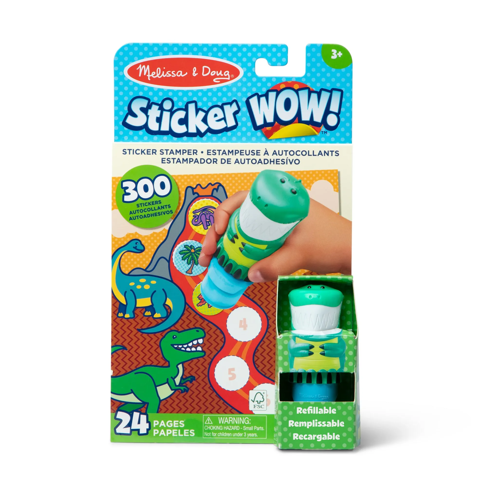Sticker WOW!™ Activity Pad & Sticker Stamper - Dinosaur