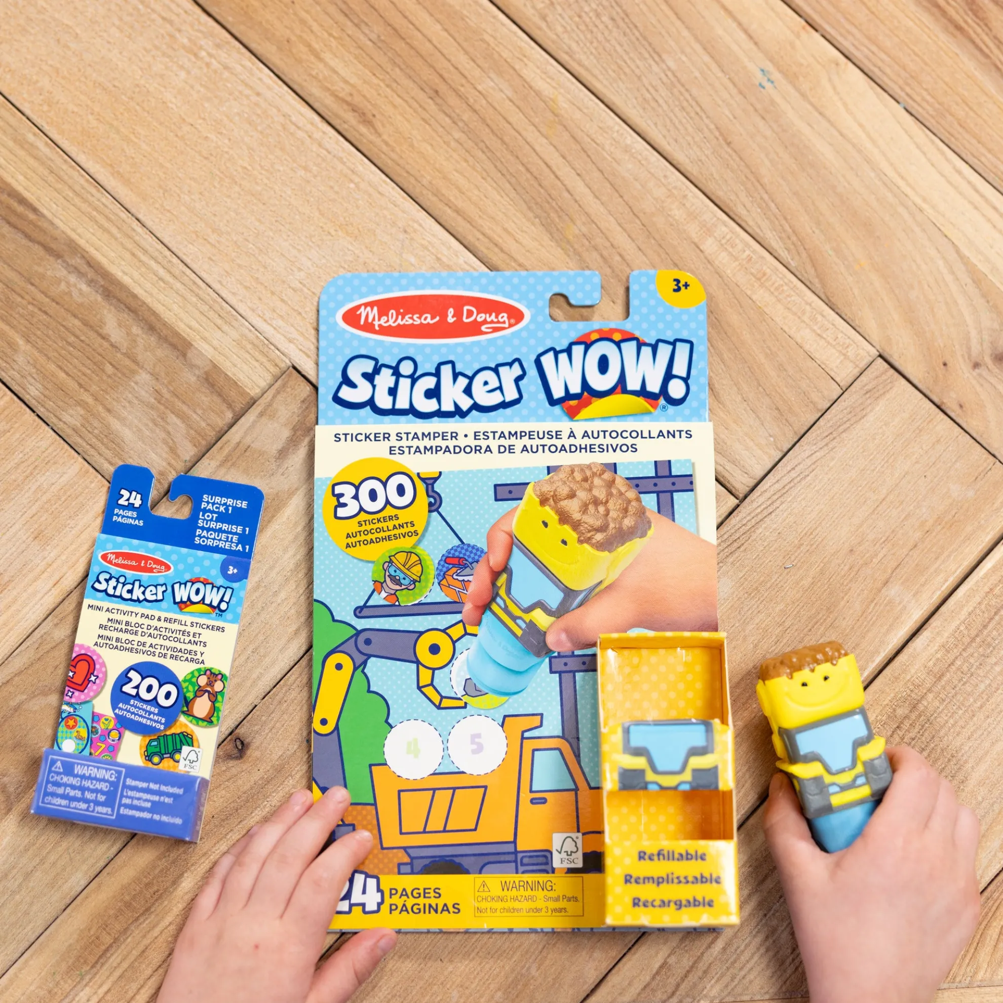 Sticker WOW!™ Activity Pad & Sticker Stamper - Bulldozer