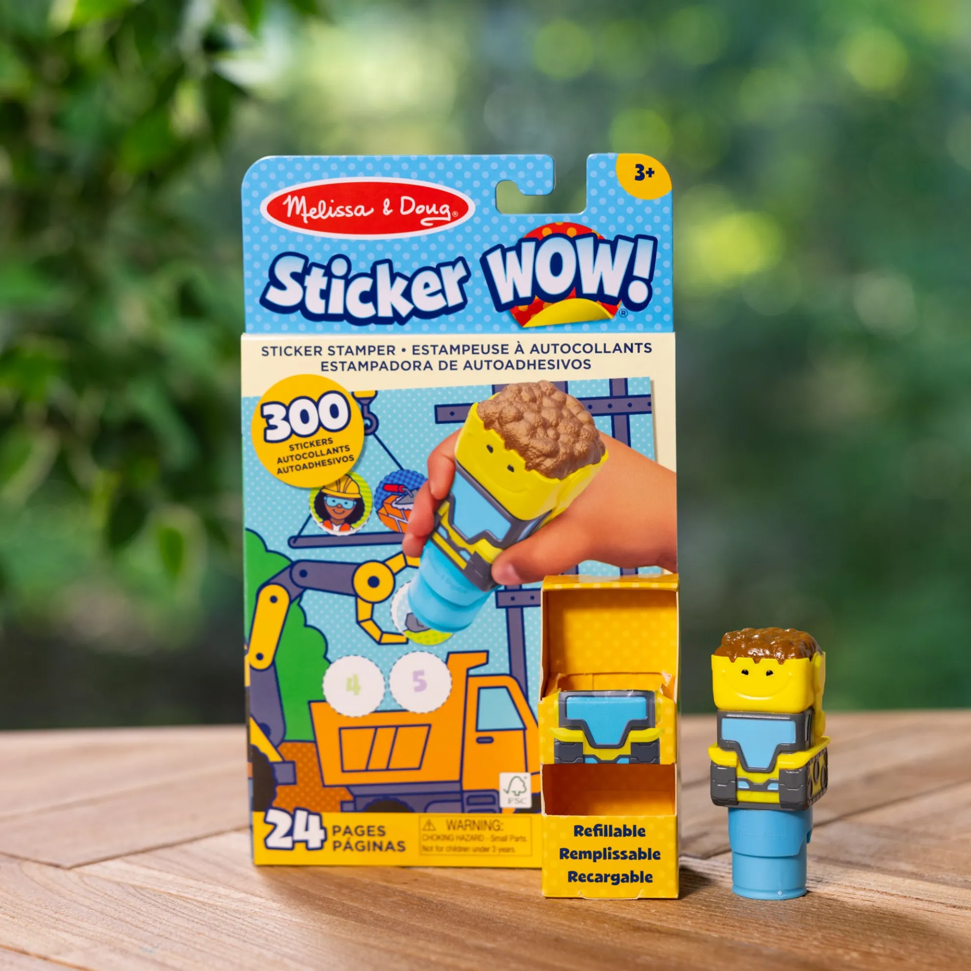 Sticker WOW!™ Activity Pad & Sticker Stamper - Bulldozer