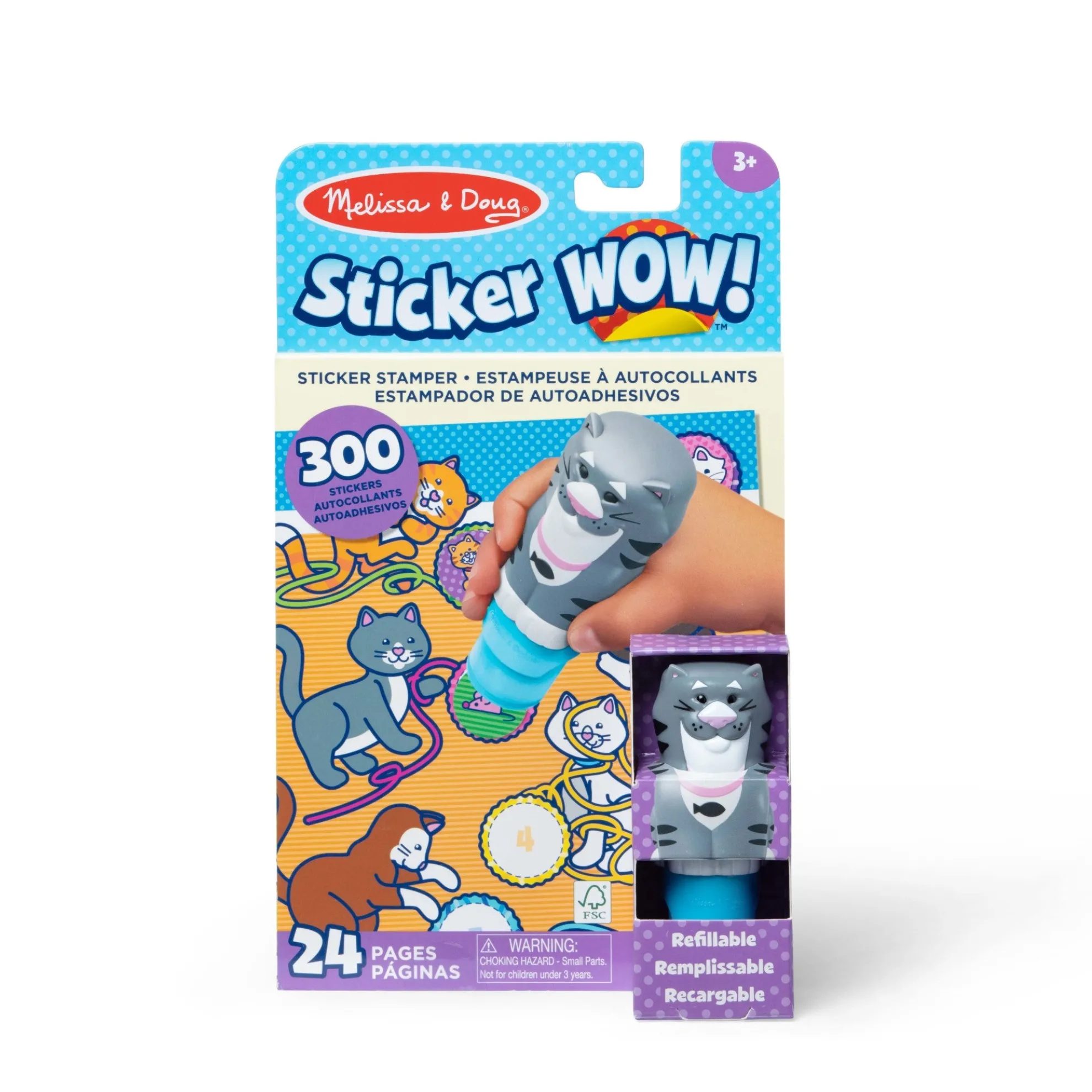 Sticker WOW!™ Activity Pad & Sticker Stamper - Cat