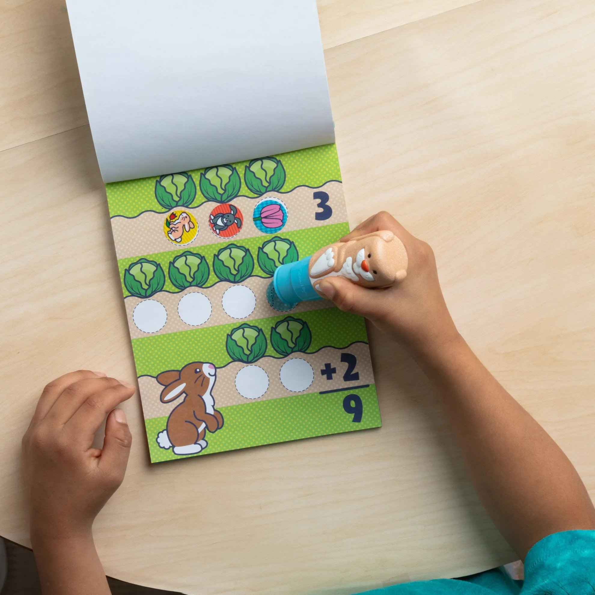 Sticker WOW!™ Bunny Bundle: Activity Pad & Sticker Stamper + Mini Activity Pad and 200 Refill Stickers