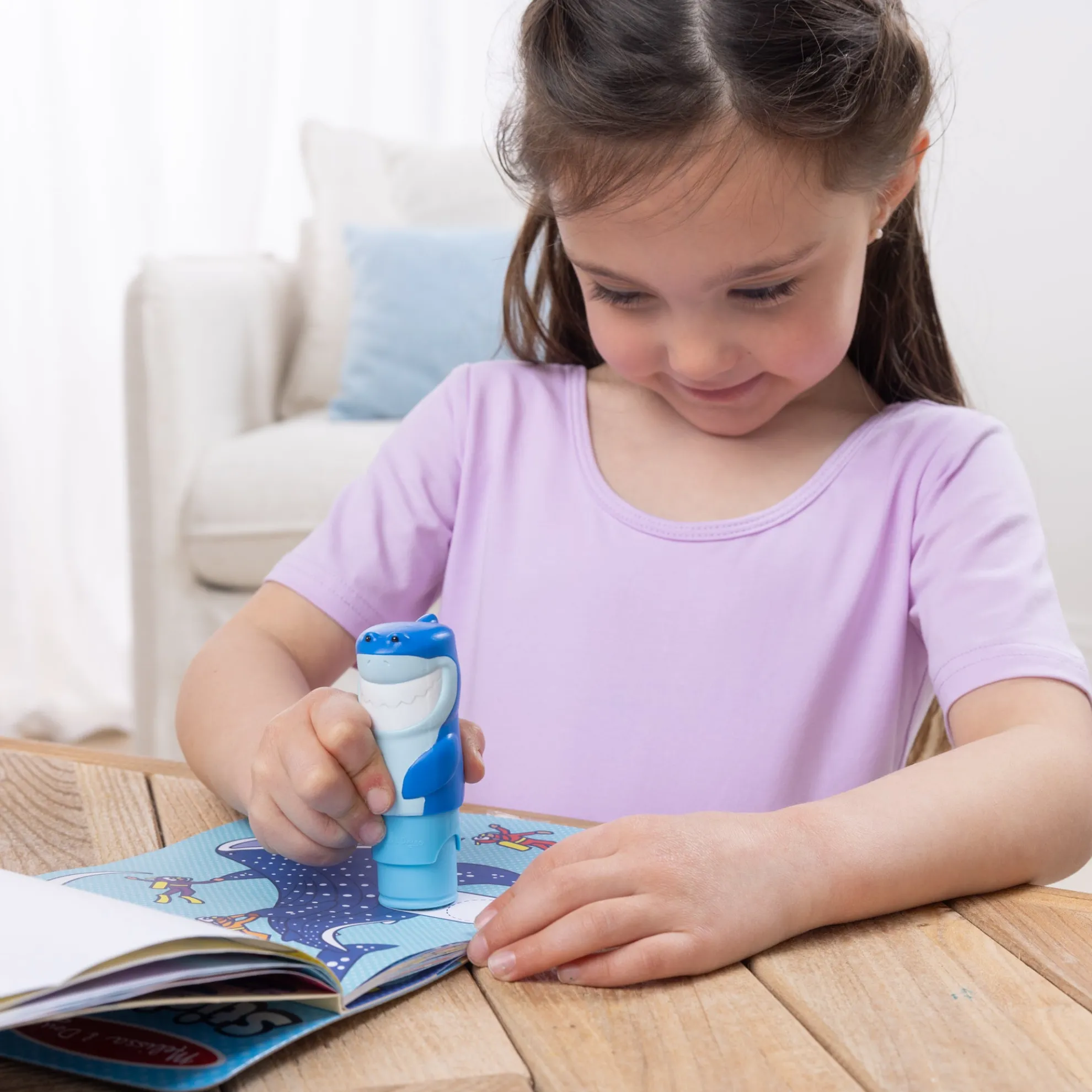 Sticker WOW!™ Shark Bundle: Activity Pad & Sticker Stamper + Mini Activity Pad and 200 Refill Stickers