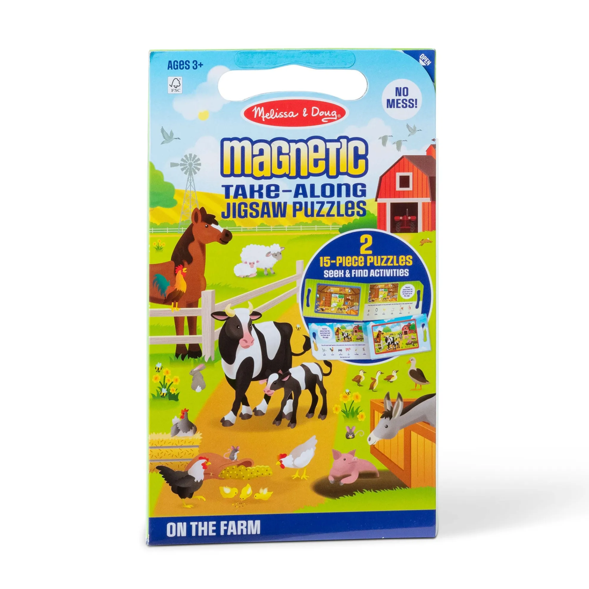 Take-Along Magnetic Jigsaw Puzzles – On the Farm