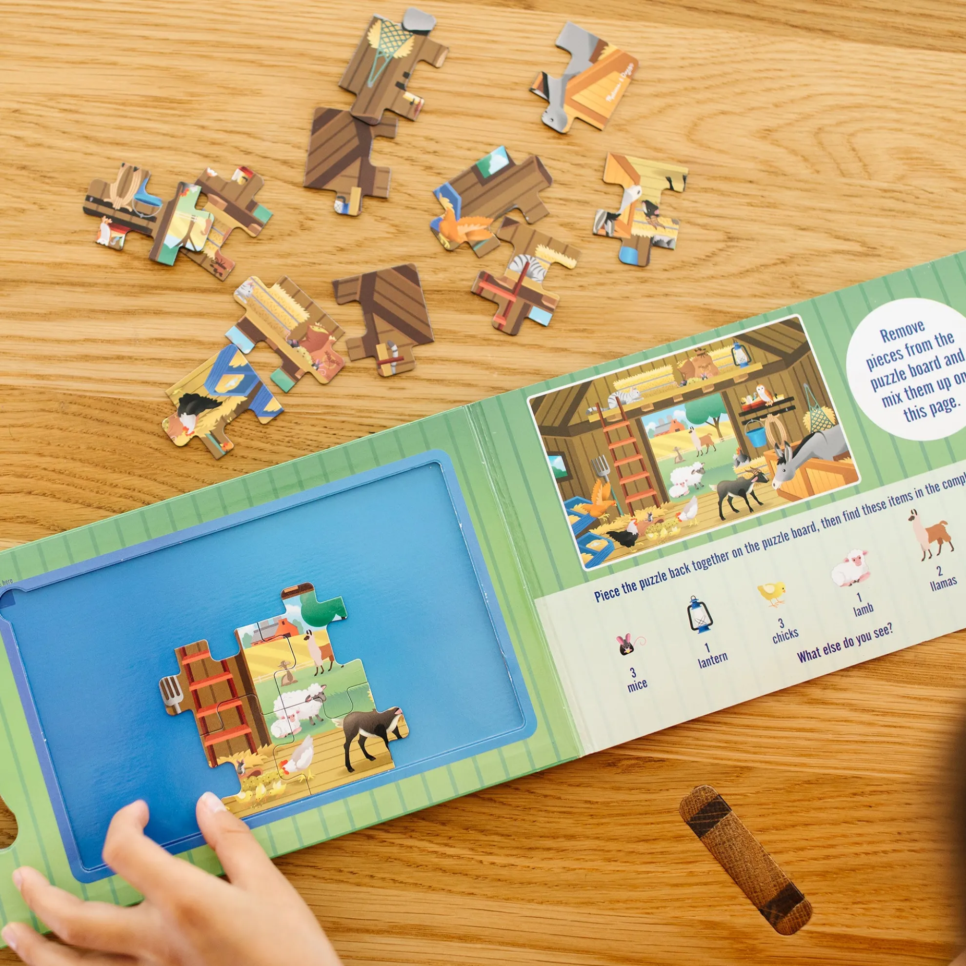 Take-Along Magnetic Jigsaw Puzzles – On the Farm