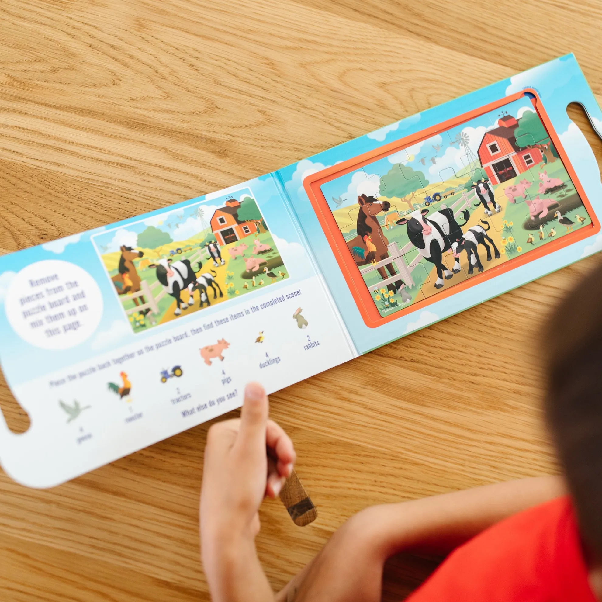 Take-Along Magnetic Jigsaw Puzzles – On the Farm
