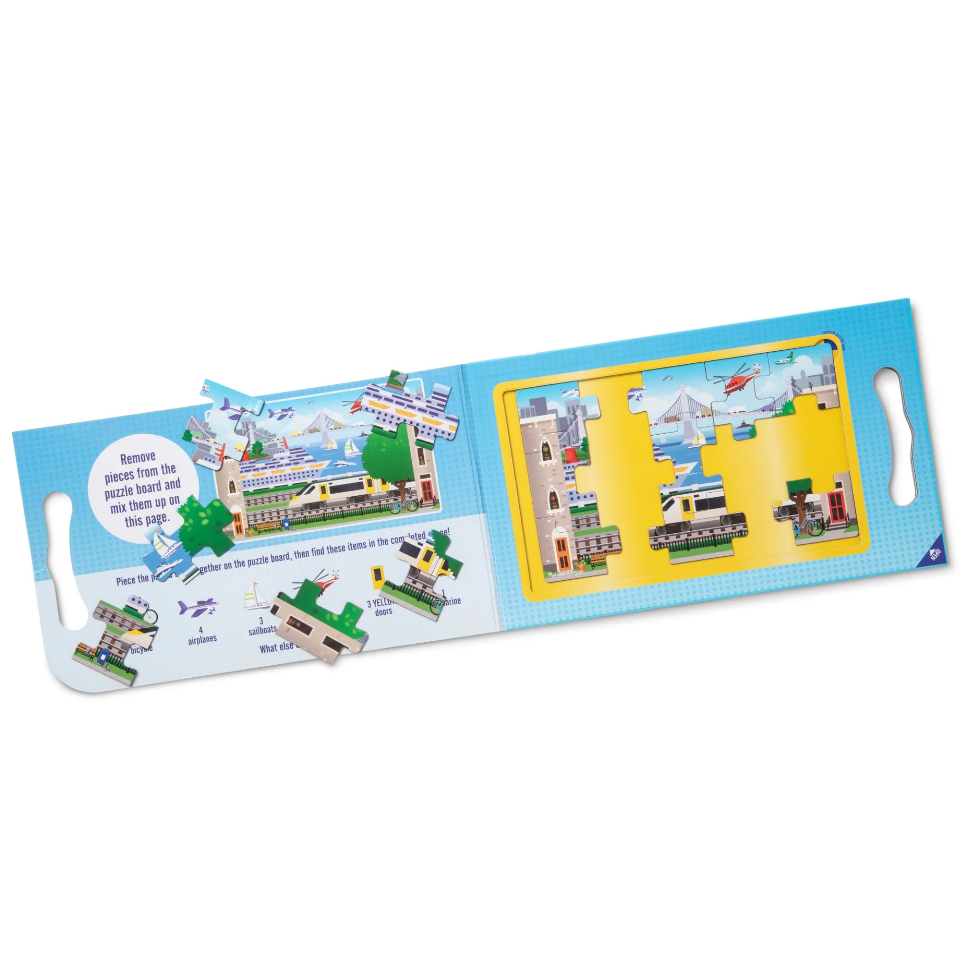 Take-Along Magnetic Jigsaw Puzzles – Vehicles