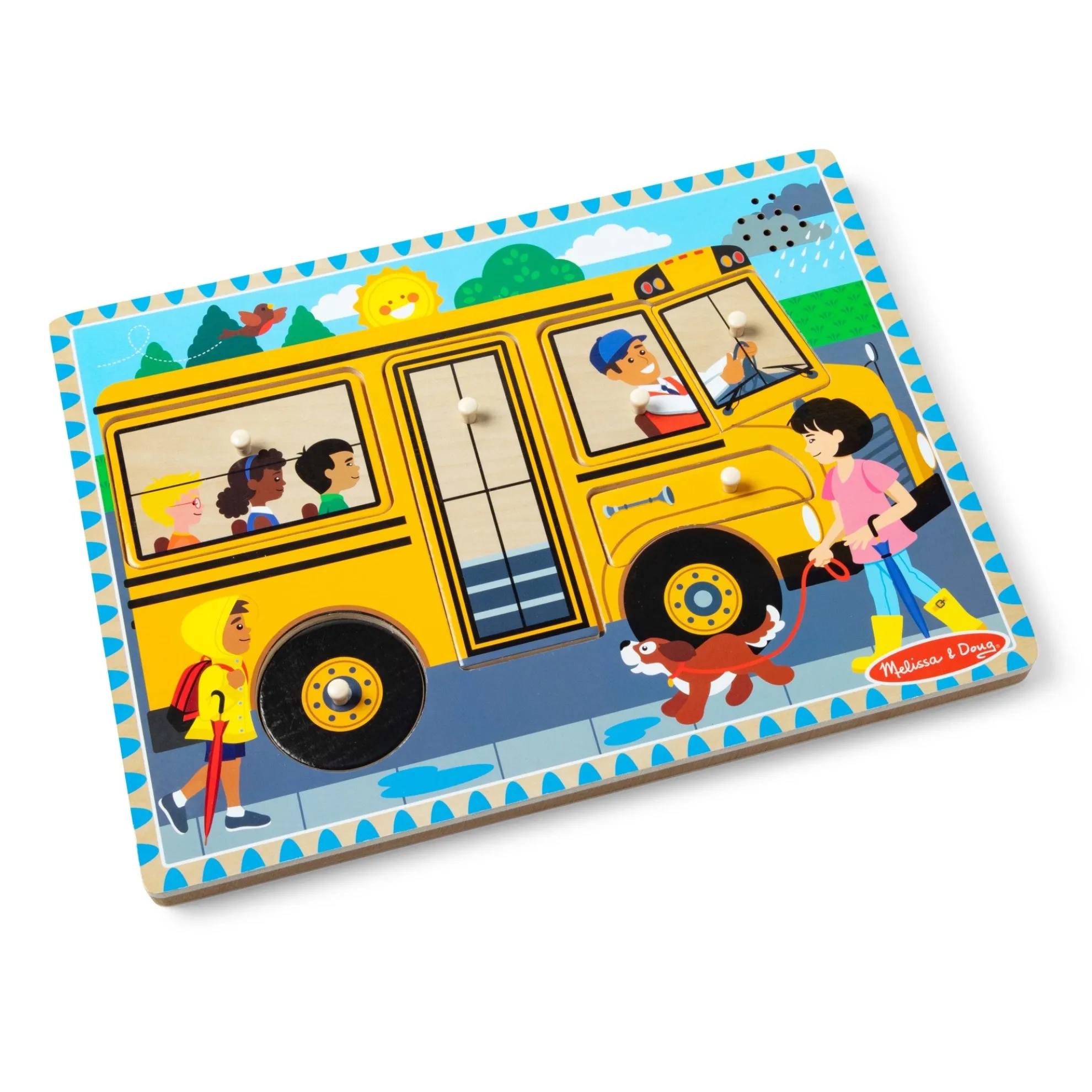The Wheels on the Bus Song Puzzle - 6 Pieces
