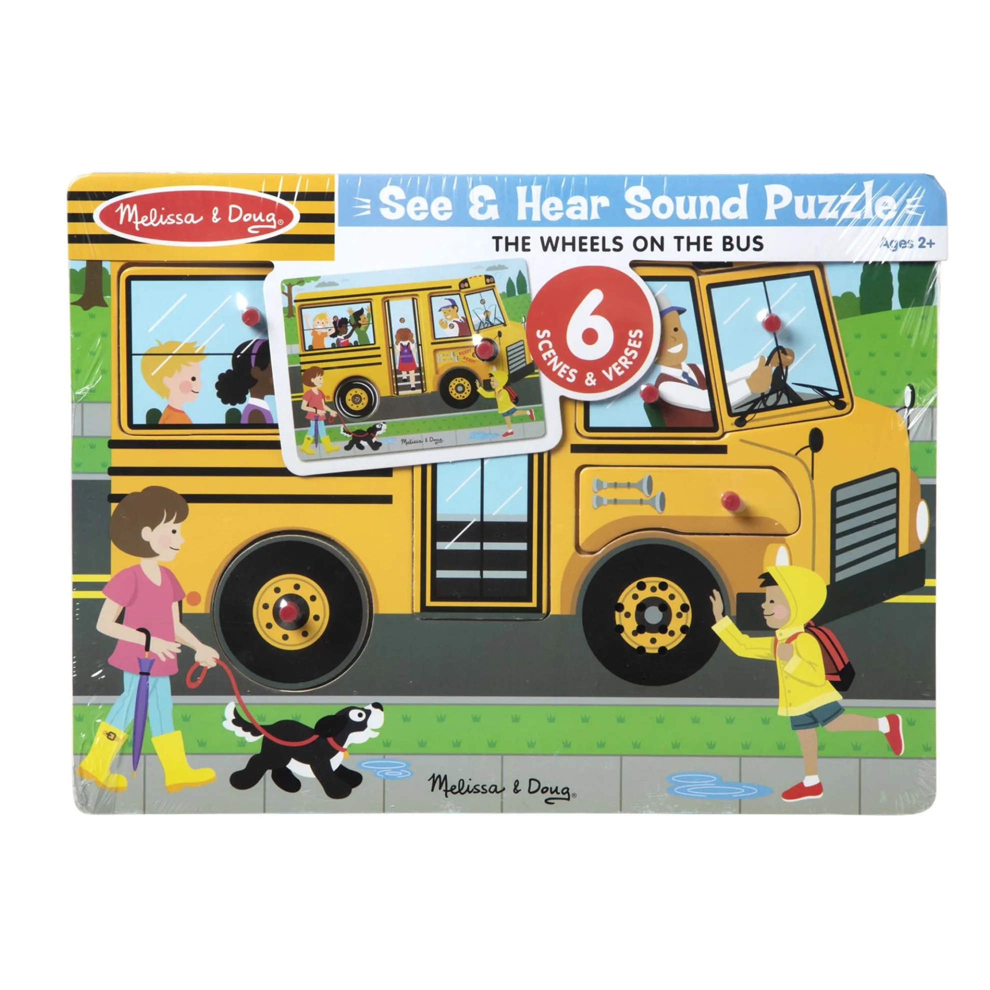 The Wheels on the Bus Song Puzzle - 6 Pieces