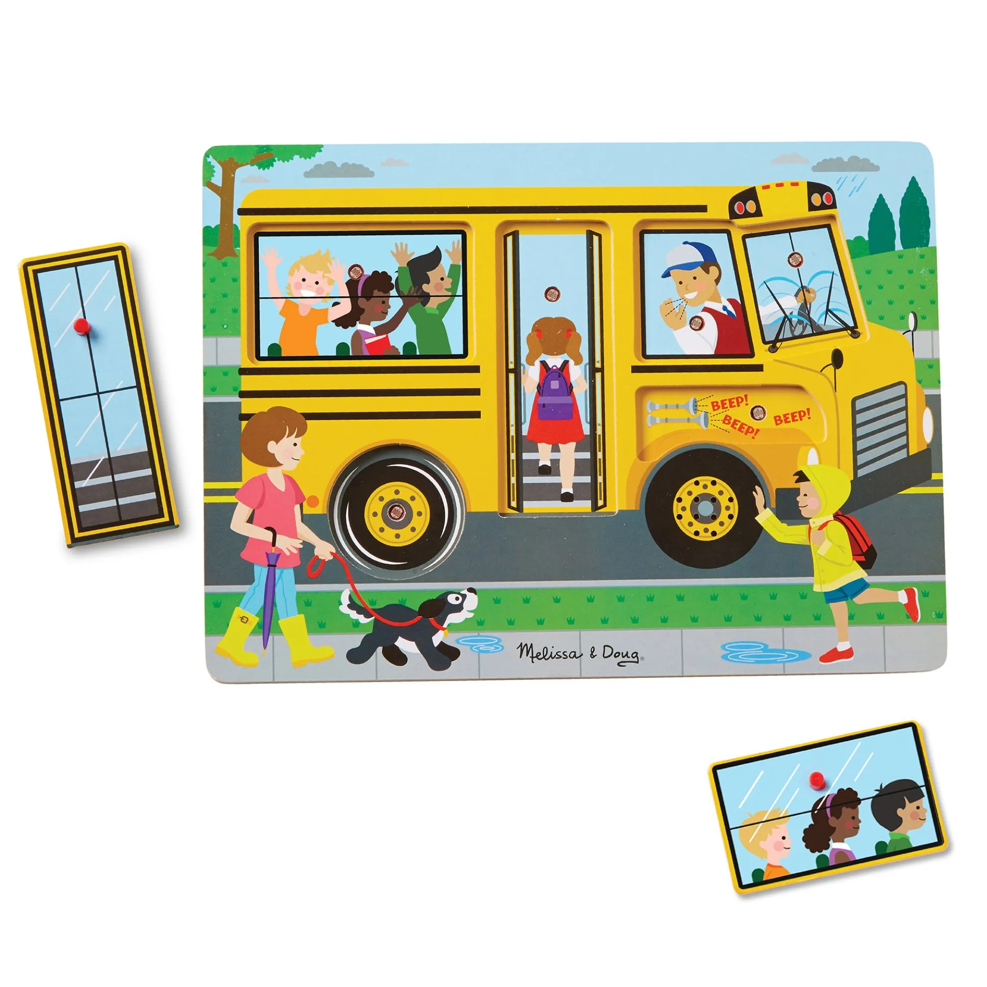The Wheels on the Bus Song Puzzle - 6 Pieces