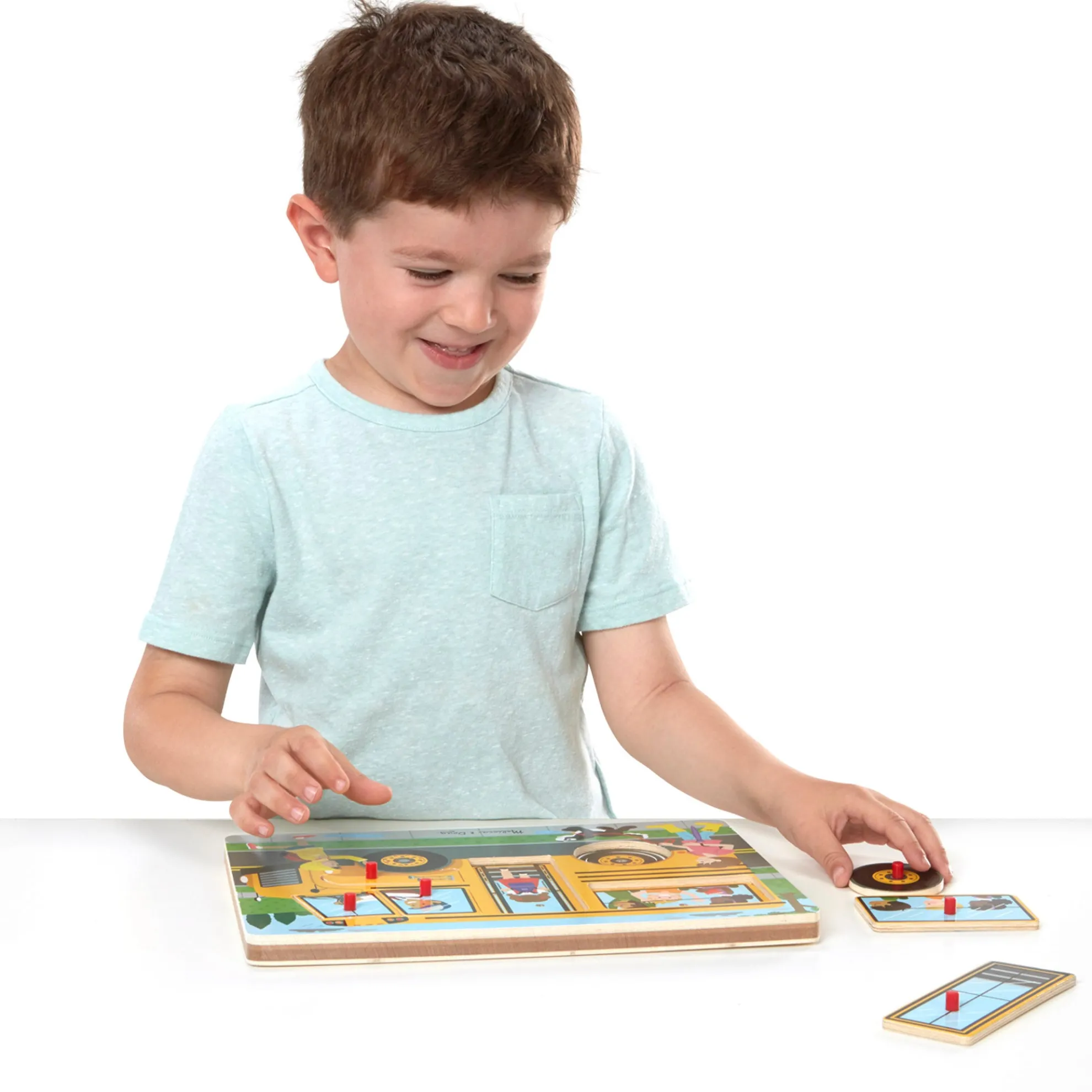 The Wheels on the Bus Song Puzzle - 6 Pieces