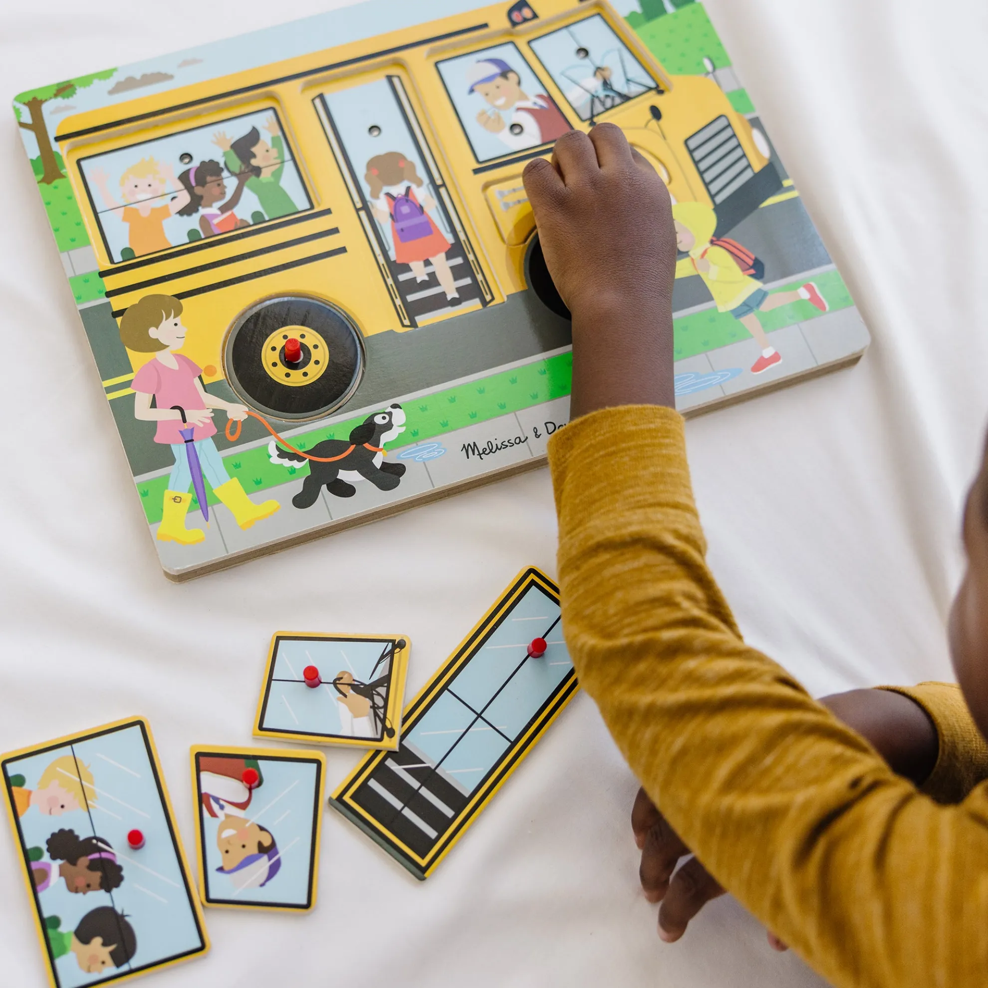 The Wheels on the Bus Song Puzzle - 6 Pieces