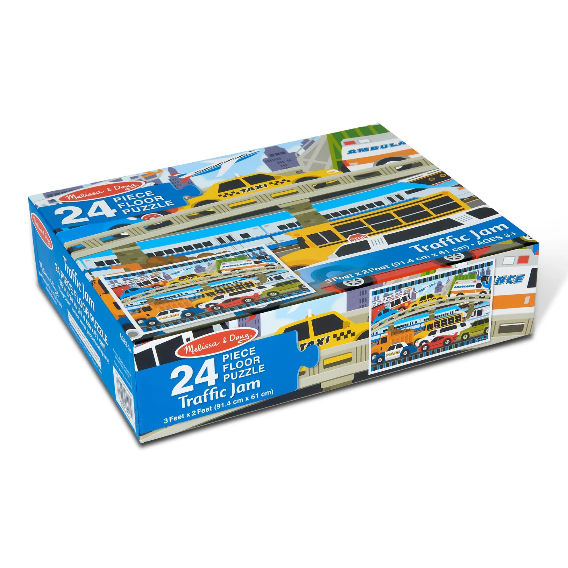 Traffic Jam Floor Puzzle - 24 Pieces