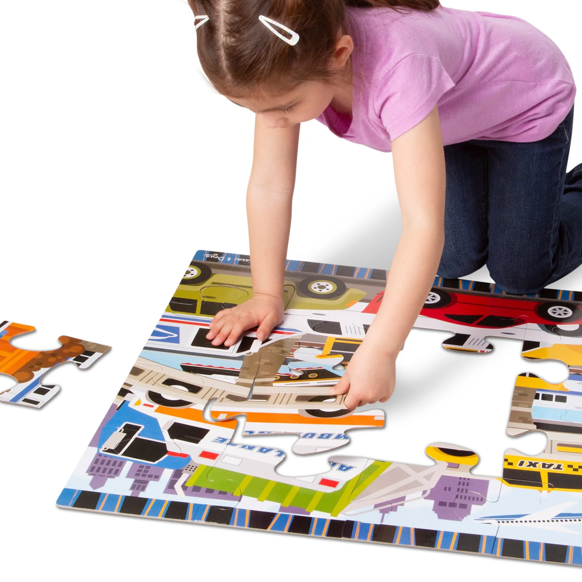 Traffic Jam Floor Puzzle - 24 Pieces