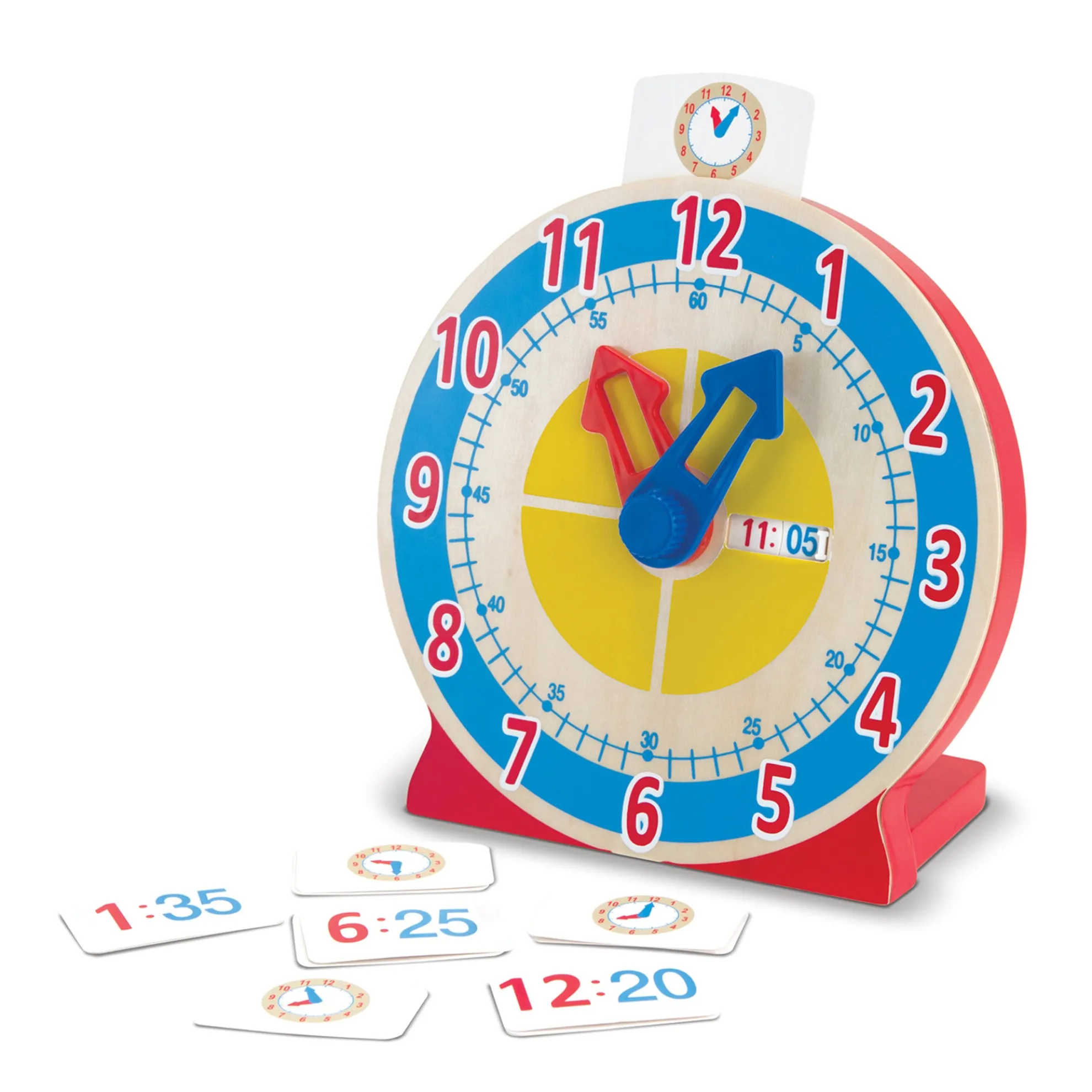 Turn & Tell Wooden Clock
