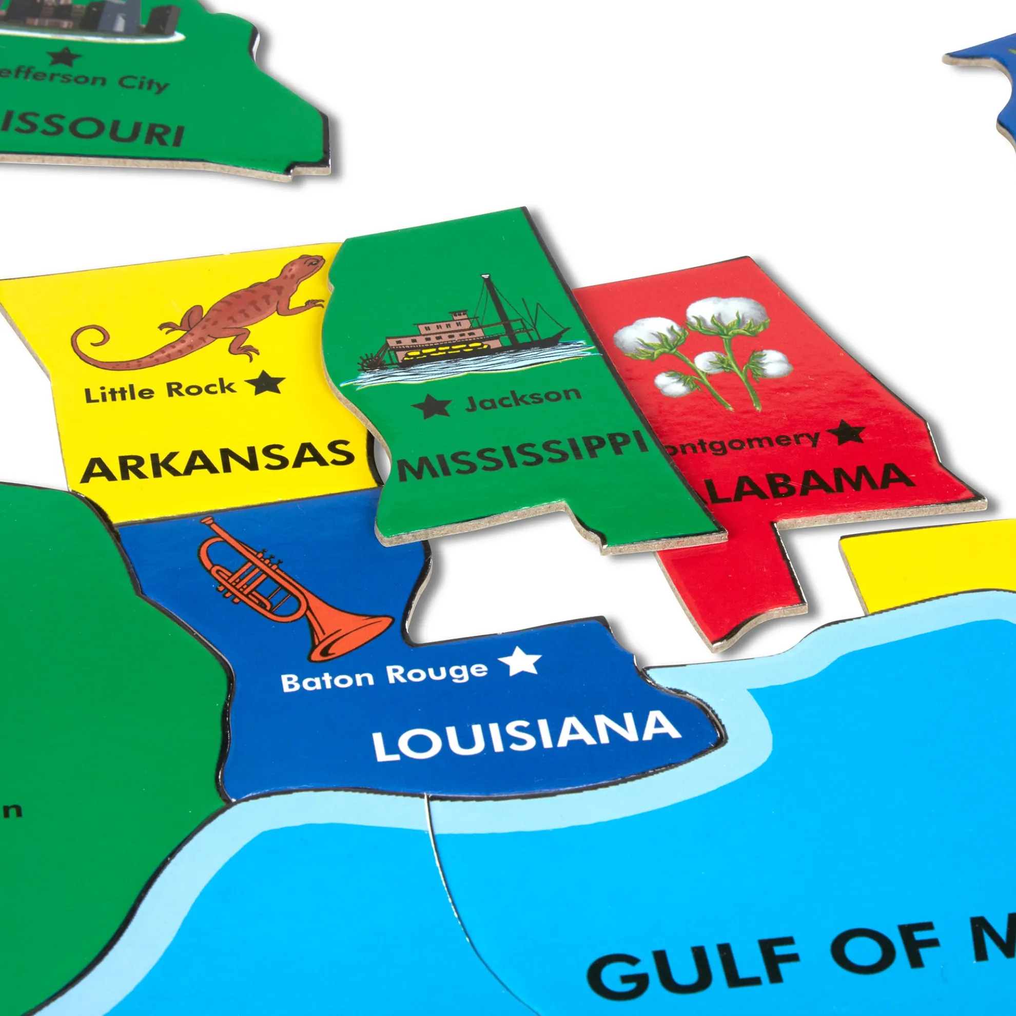 USA Map Floor Puzzle - 51 Pieces