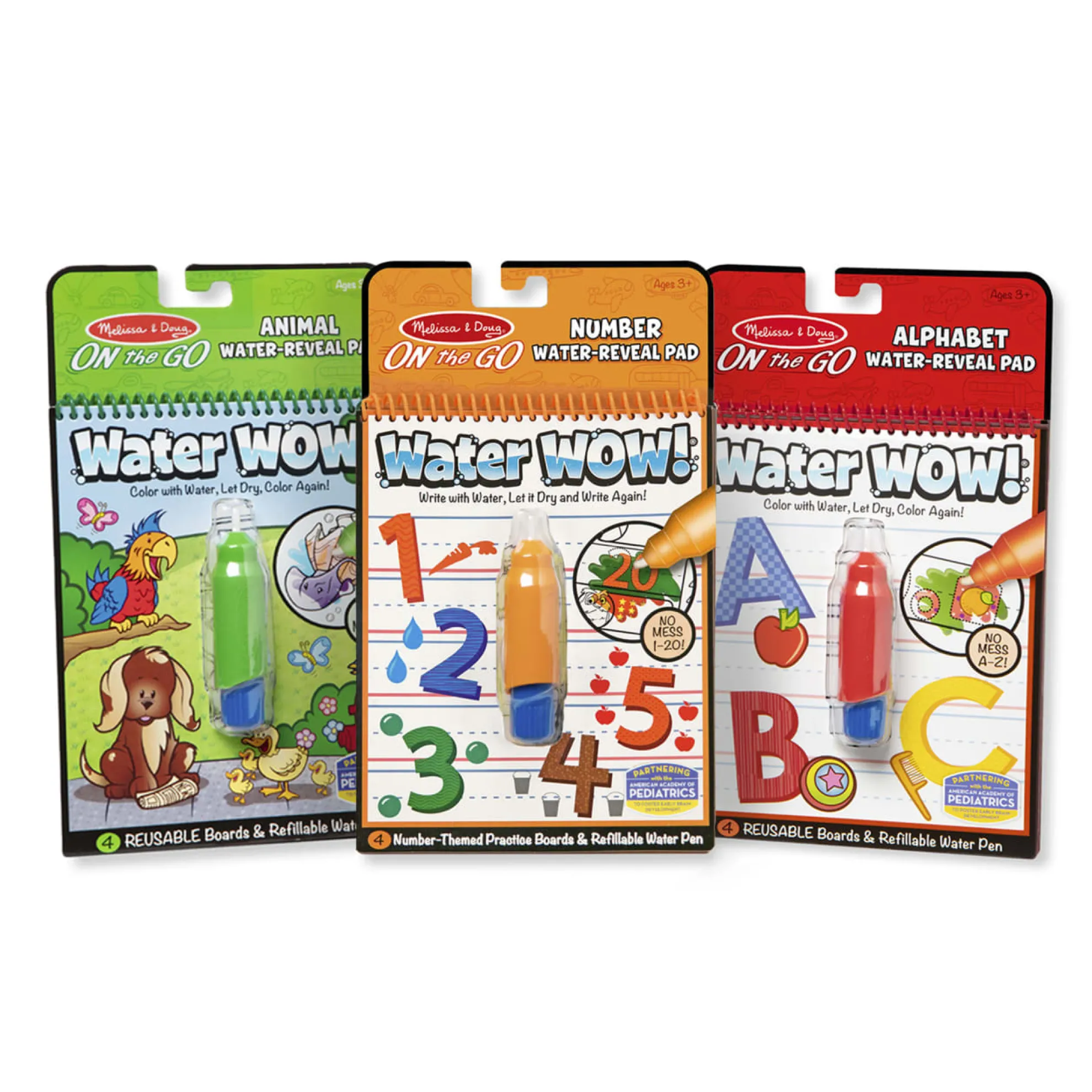 Water Wow Bundle - Animals, Alphabet & Numbers