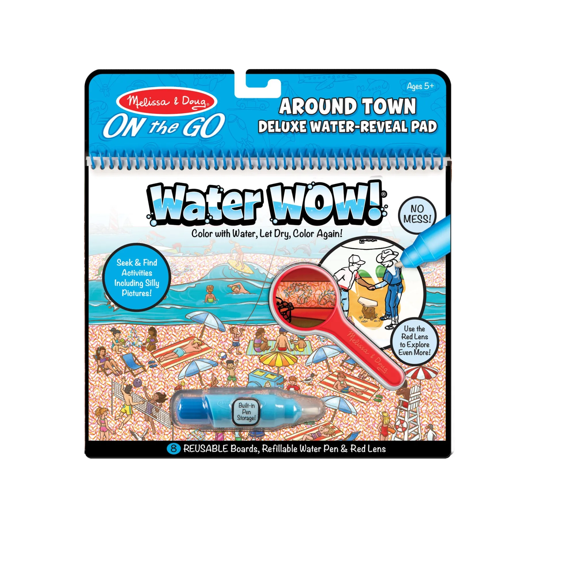Water Wow! Deluxe Water-Reveal Pad - Around Town