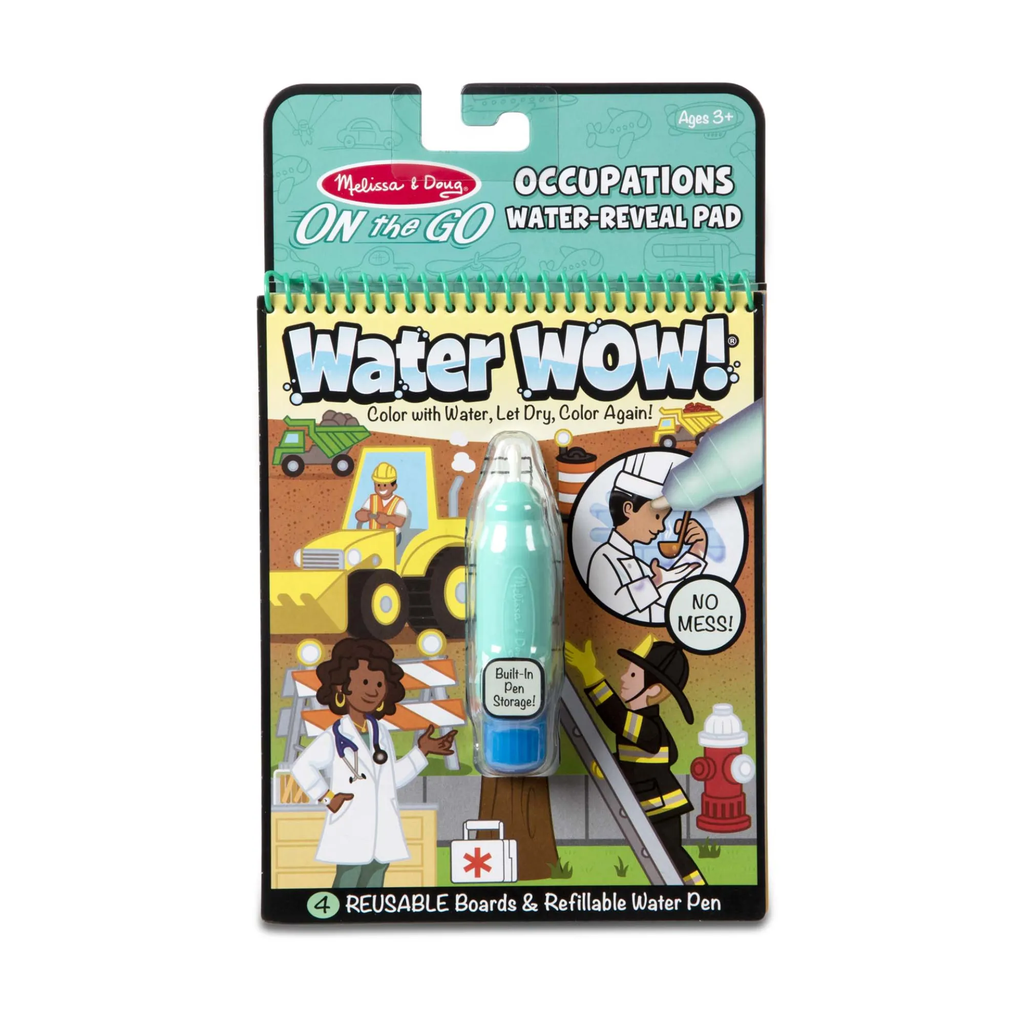 Water Wow! Occupations - Water Reveal Pad On the Go Travel Activity