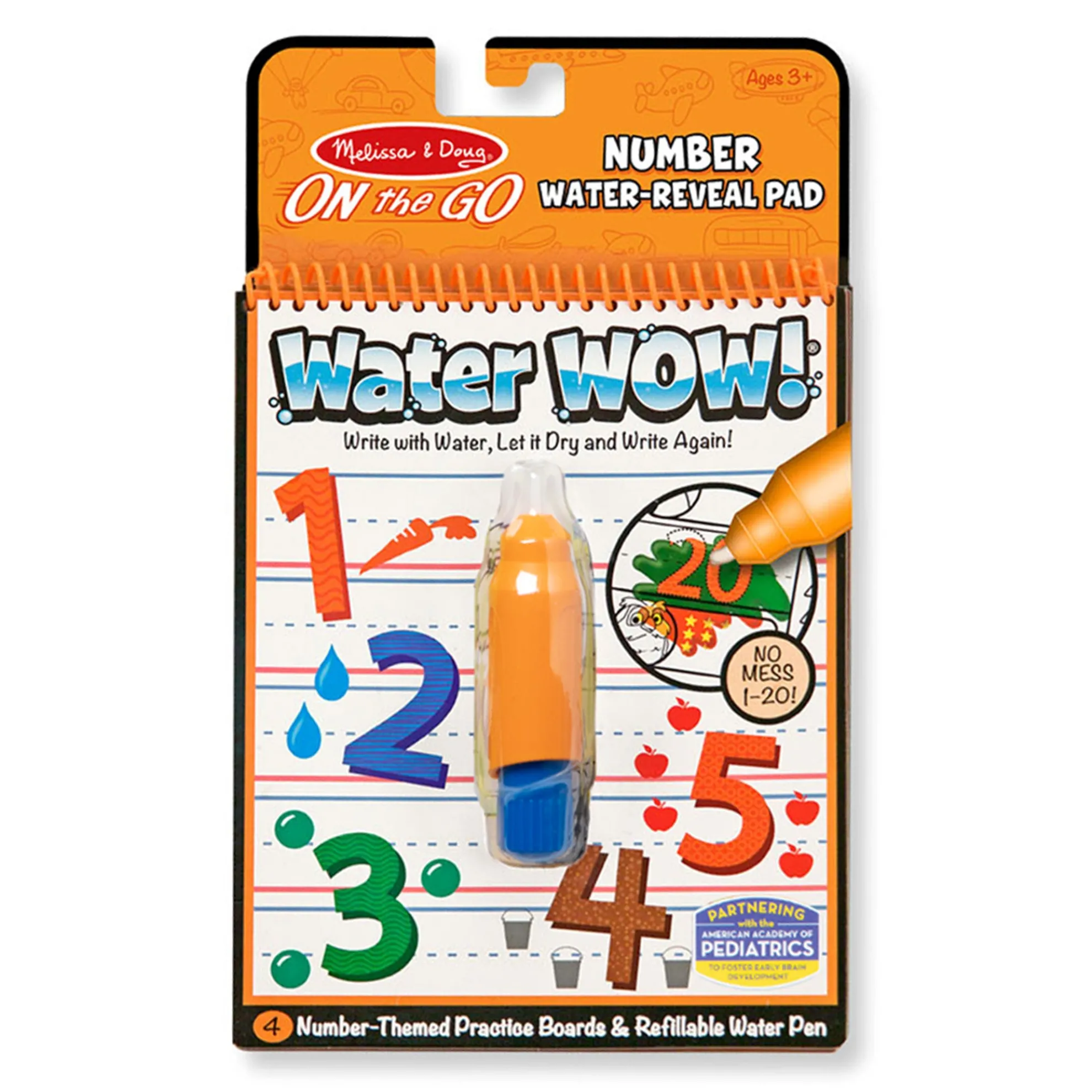 Water Wow! Water-Reveal Activity Pad - Numbers