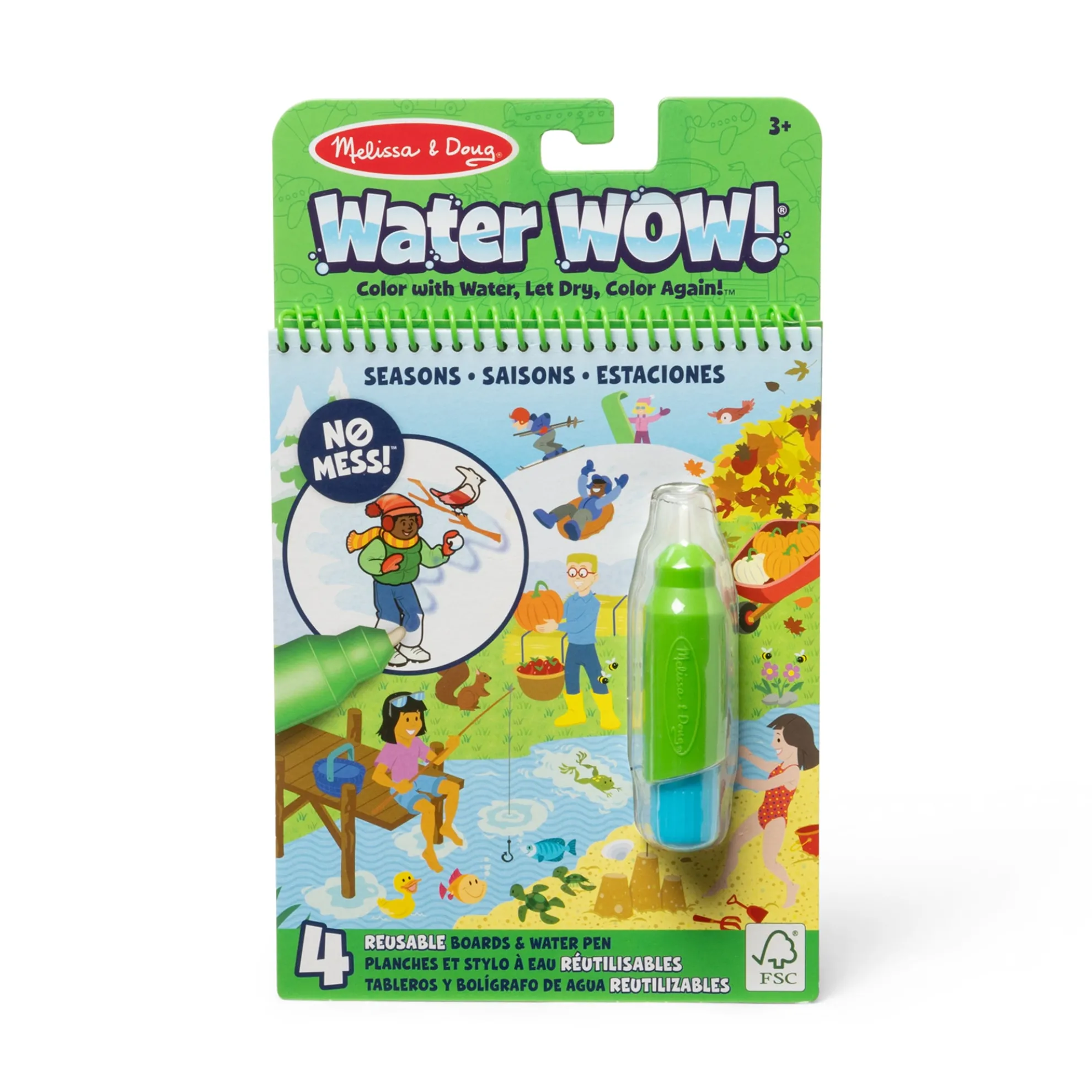 Water WOW! Water-Reveal Pad - Seasons