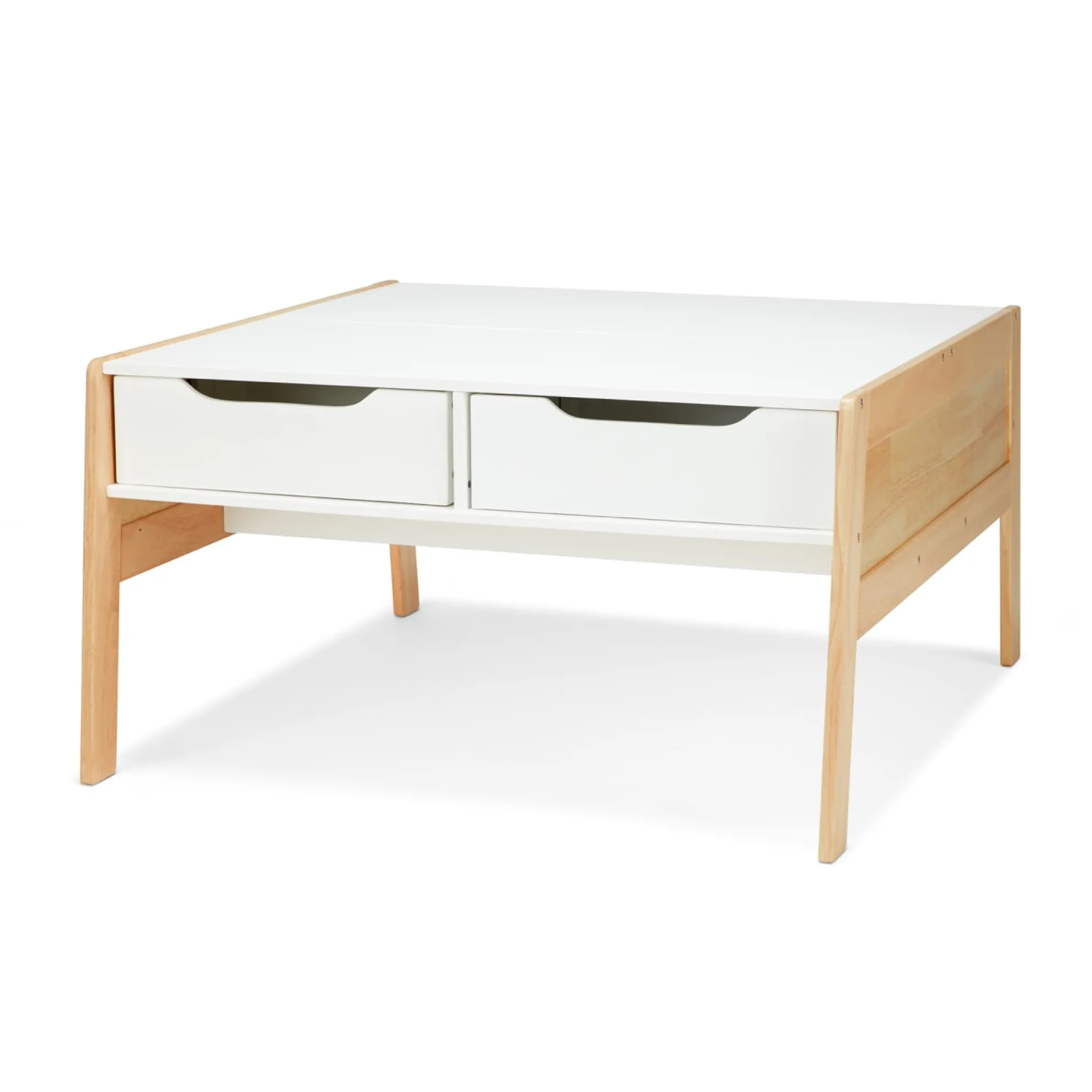 Wooden Art & Activity Table with Bins