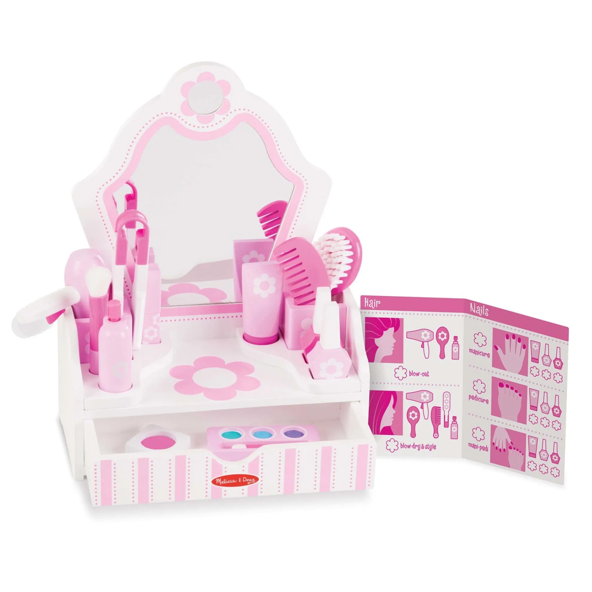 Wooden Beauty Salon Play Set