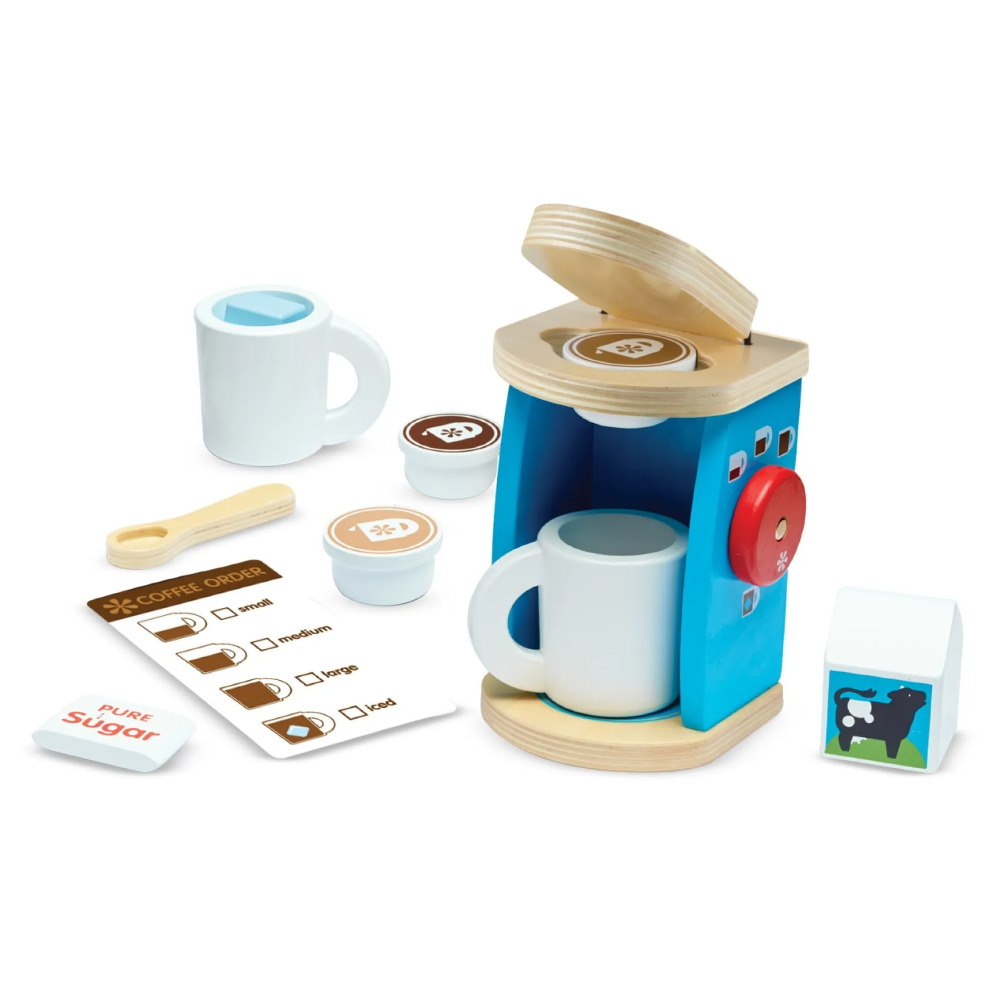 Wooden Brew & Serve Coffee Set