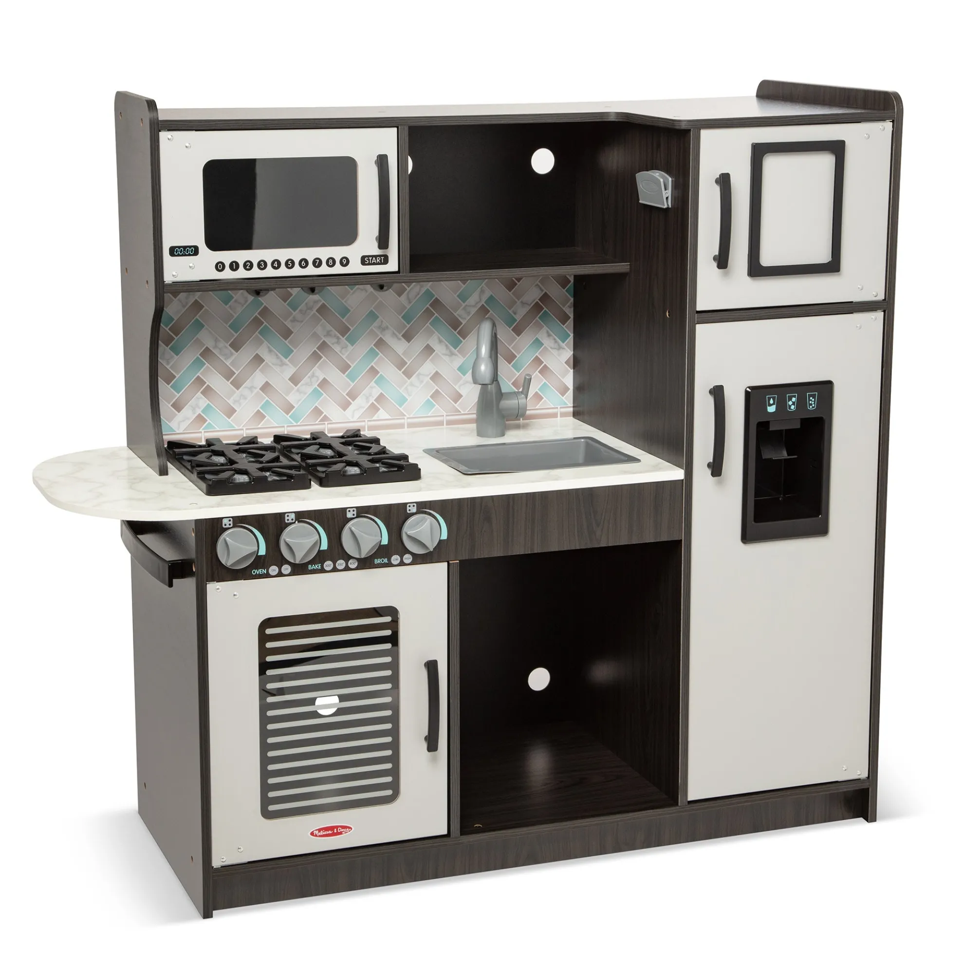 Wooden Chef's Kitchen - Charcoal