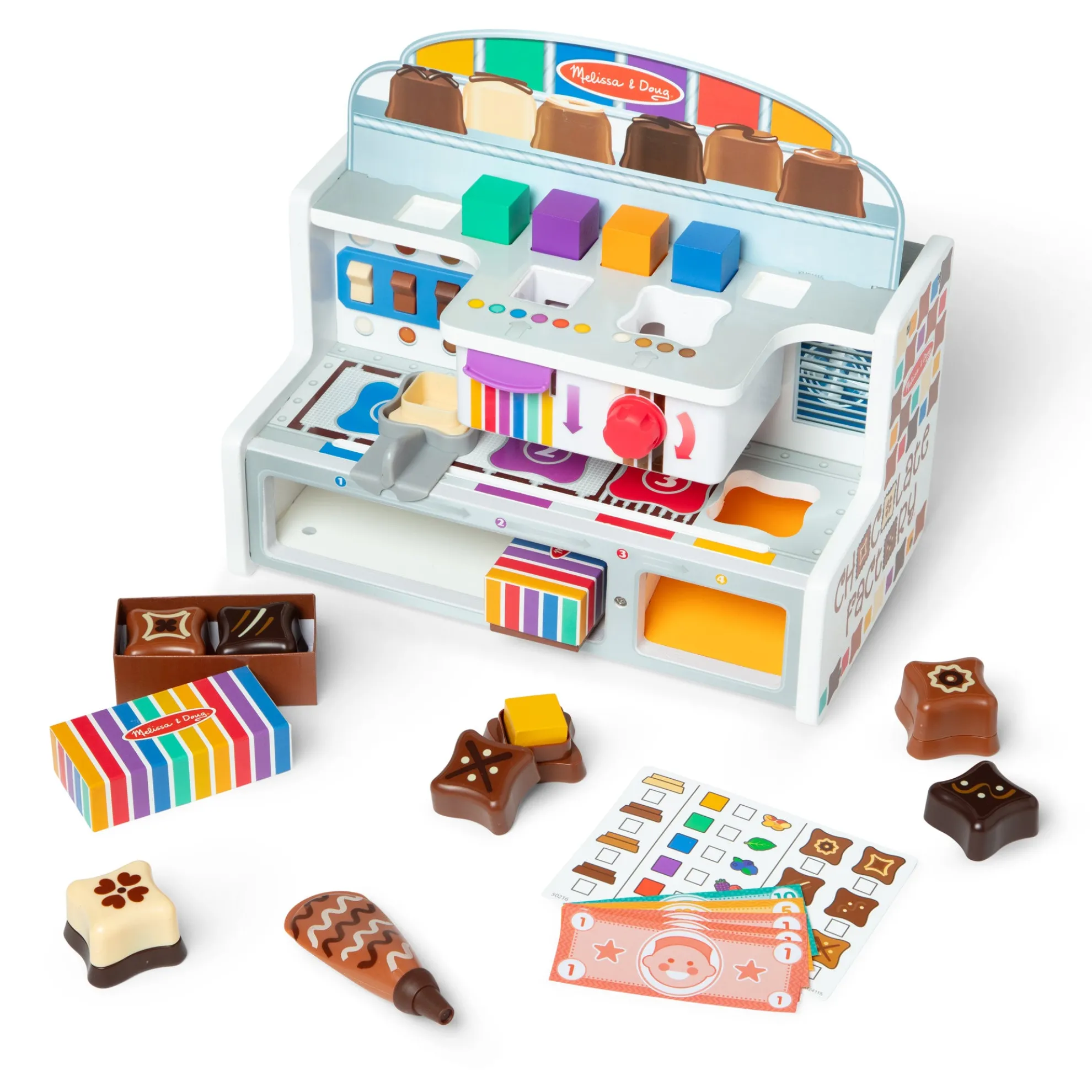 Wooden Chocolate Factory Play Set