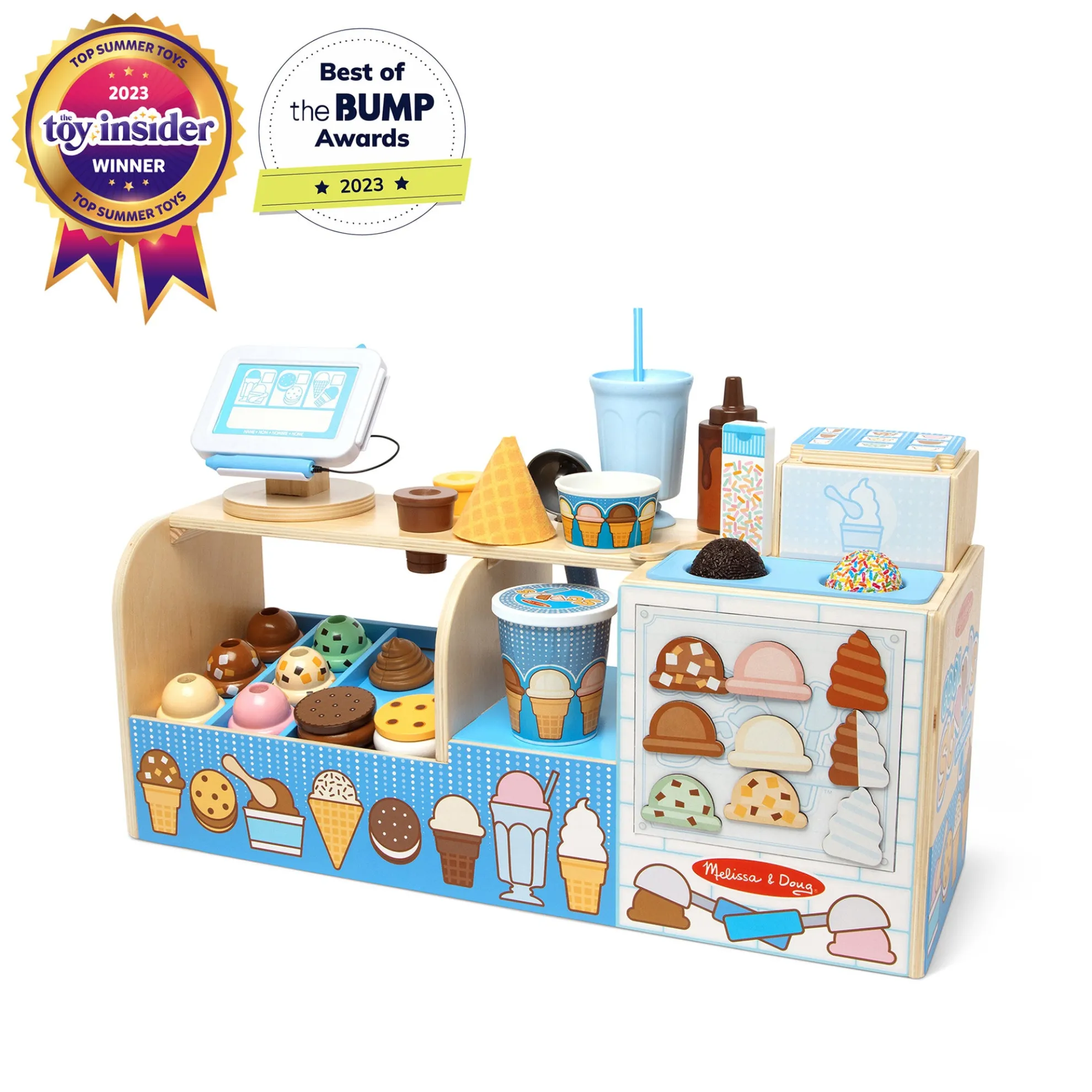 Wooden Cool Scoops Ice Creamery