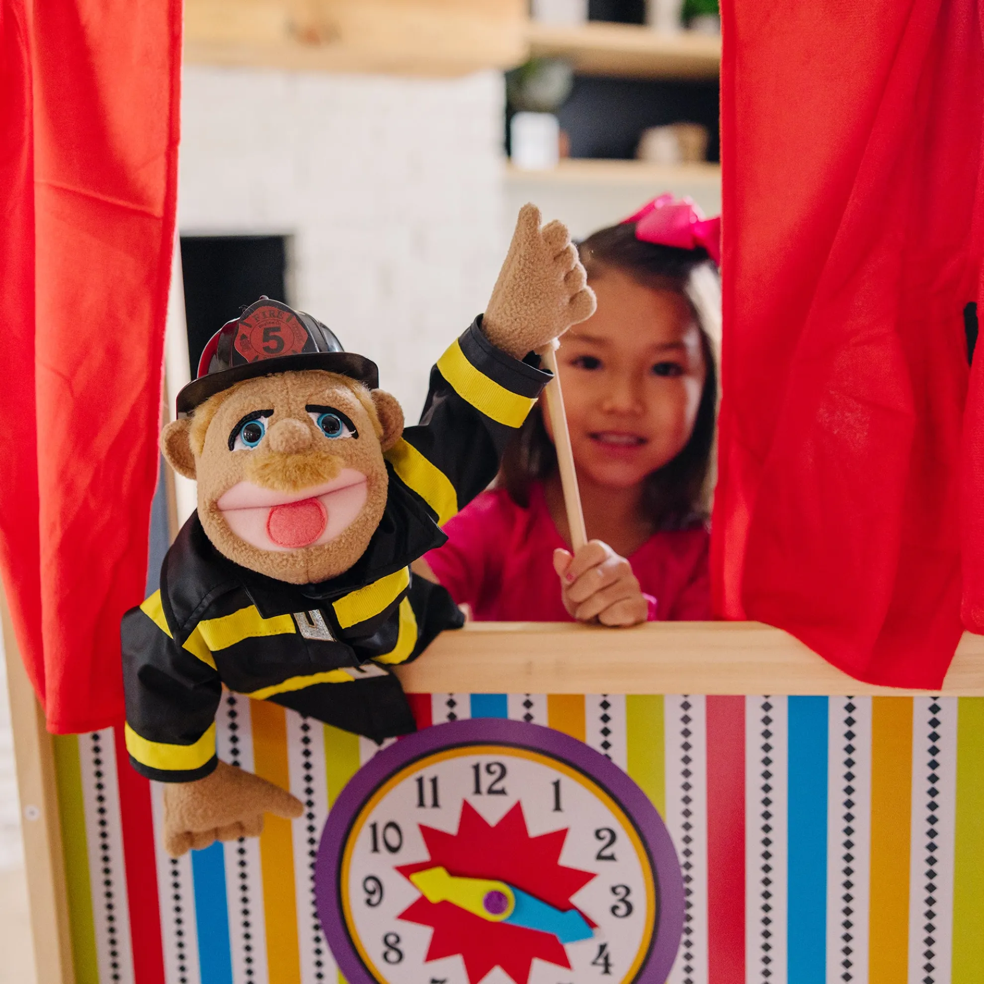 Wooden Deluxe Puppet Theater