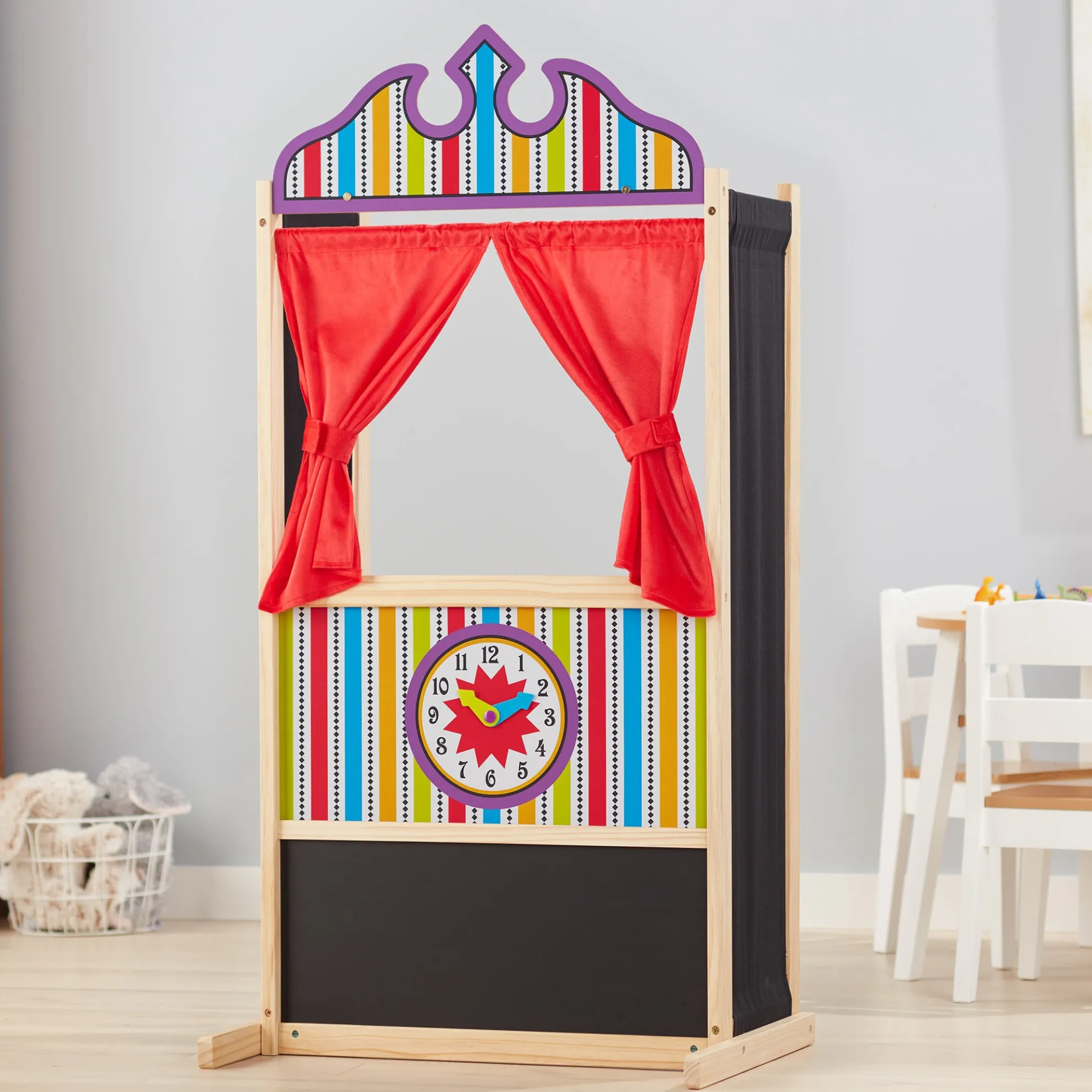 Wooden Deluxe Puppet Theater