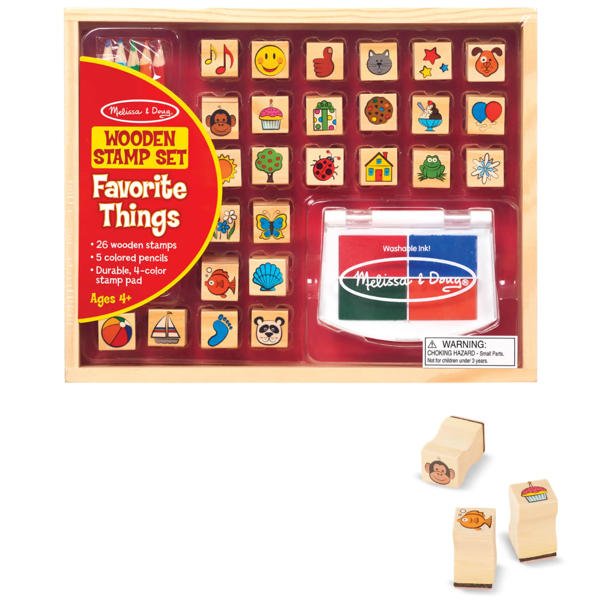 Wooden Favorite Things Stamp Set