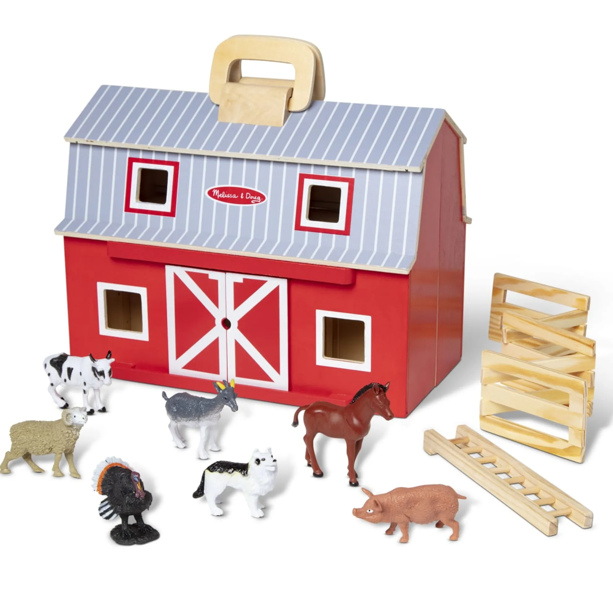 Wooden Fold & Go Barn