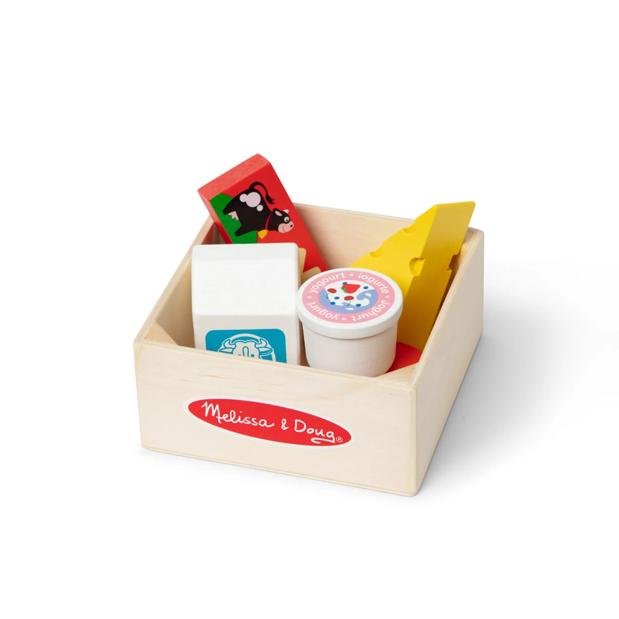 Wooden Food Groups Play Set – Dairy