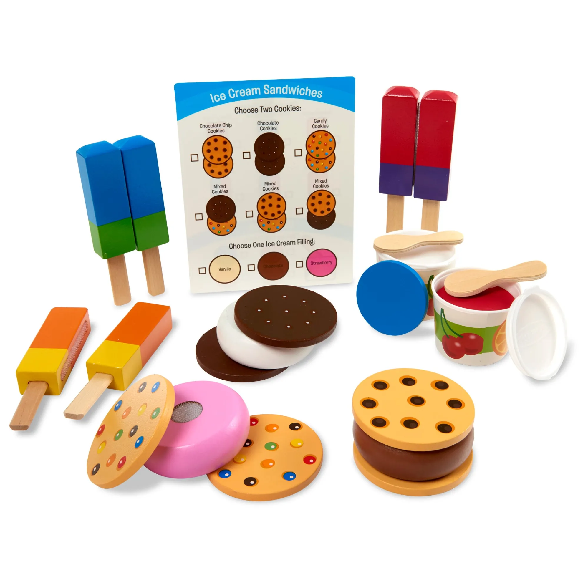 Wooden Frozen Treats Play Set