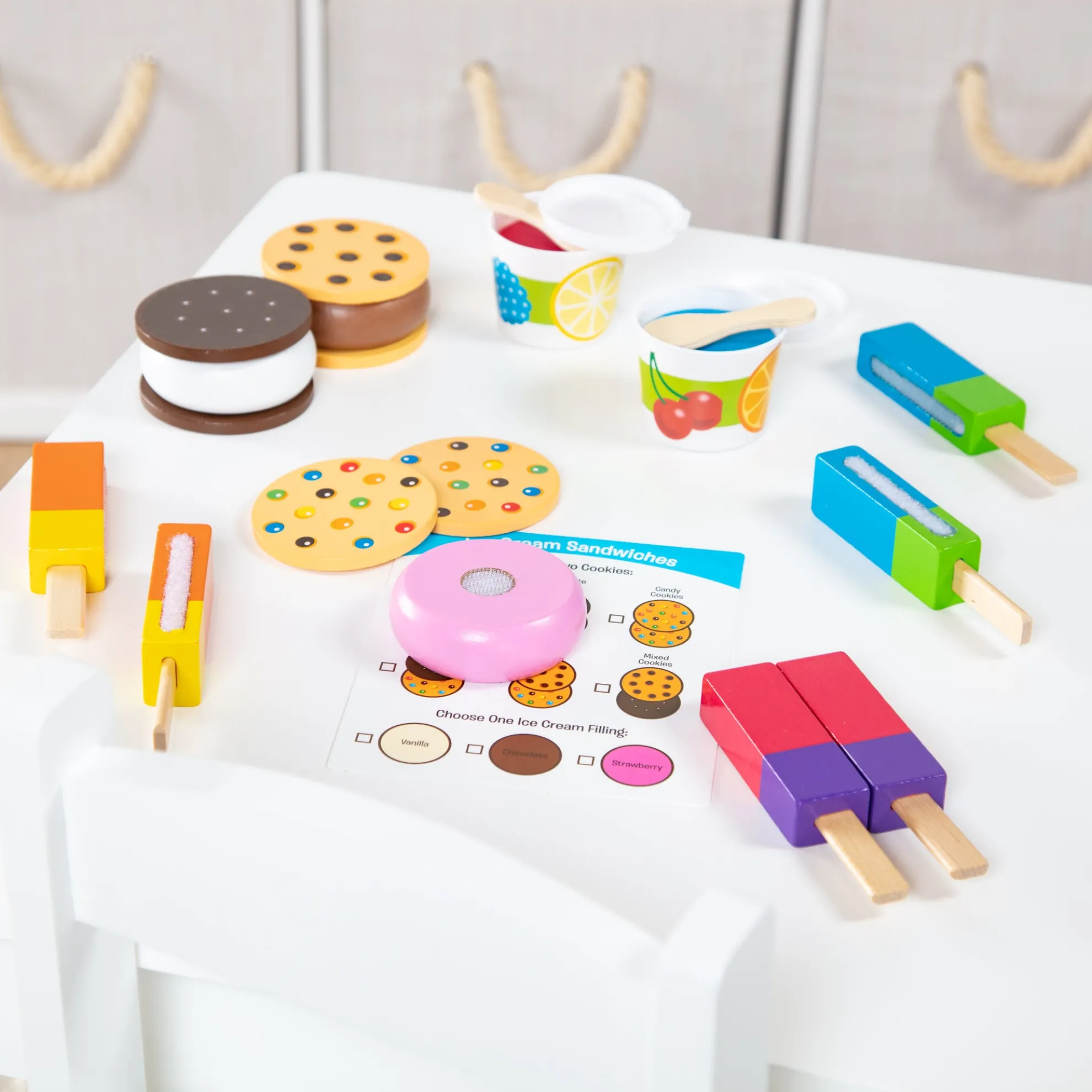 Wooden Frozen Treats Play Set