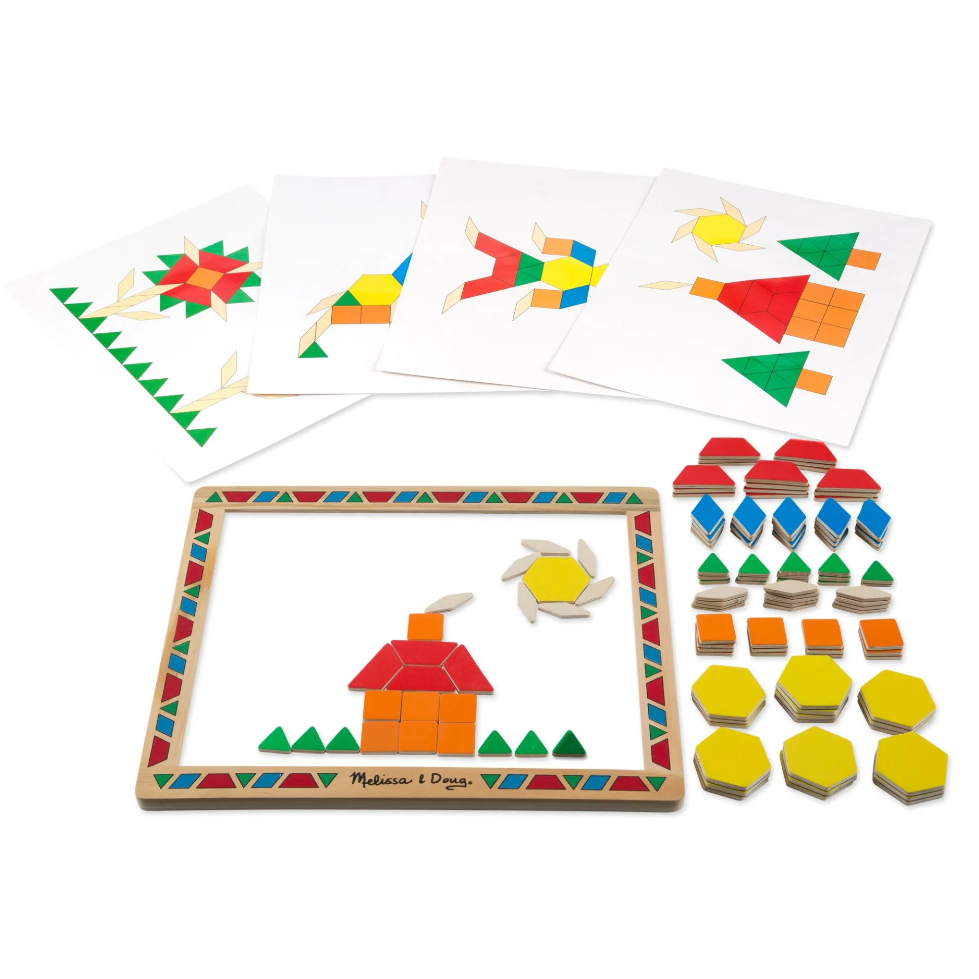Wooden Magnetic Pattern Block Kit