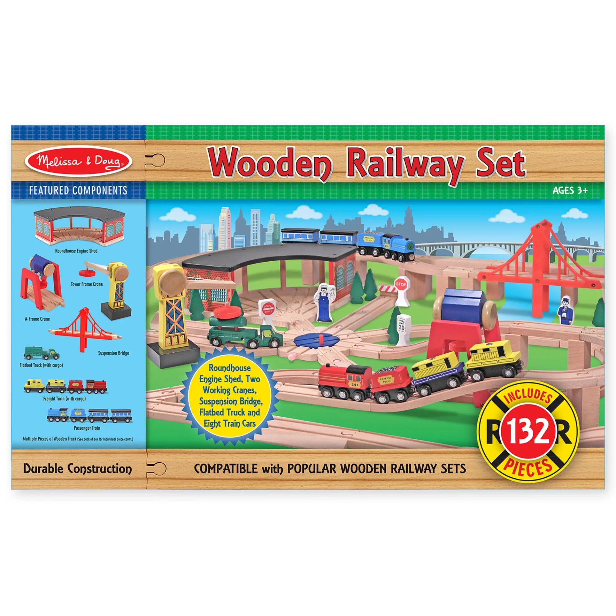 Wooden Railway Set