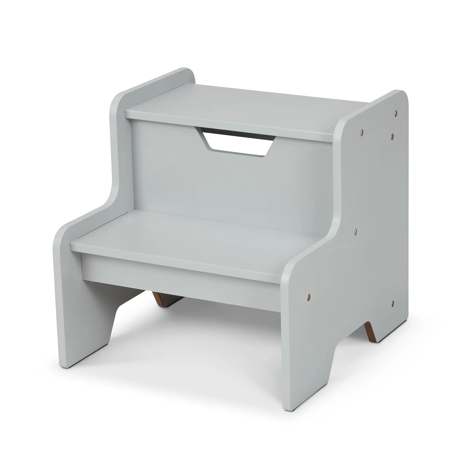 Wooden Step Stool – Gray