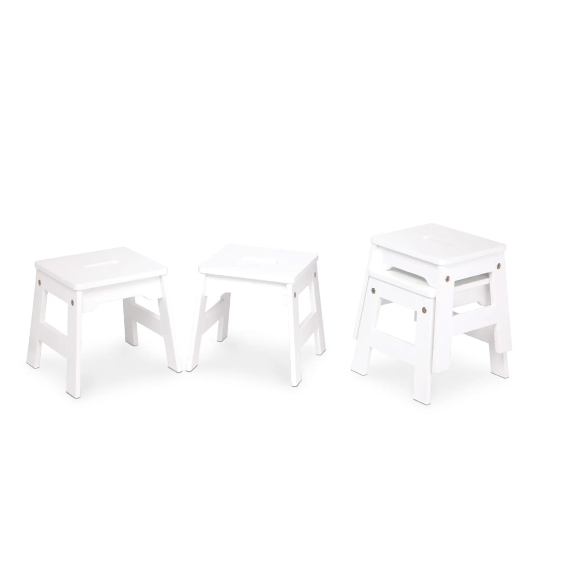 Wooden Stools – Set of 4