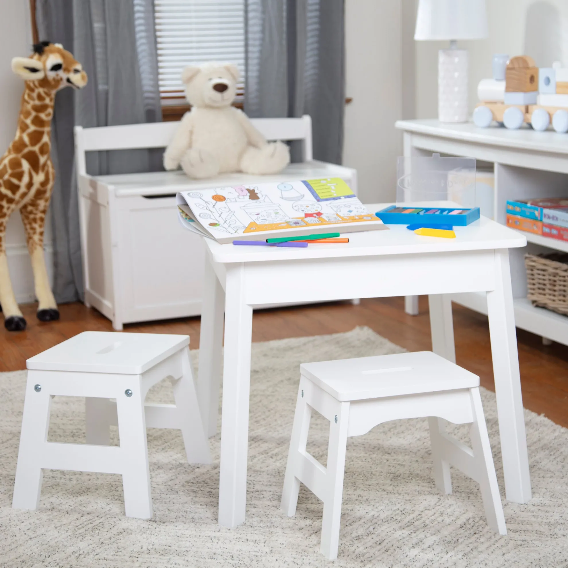 Wooden Stools – Set of 2