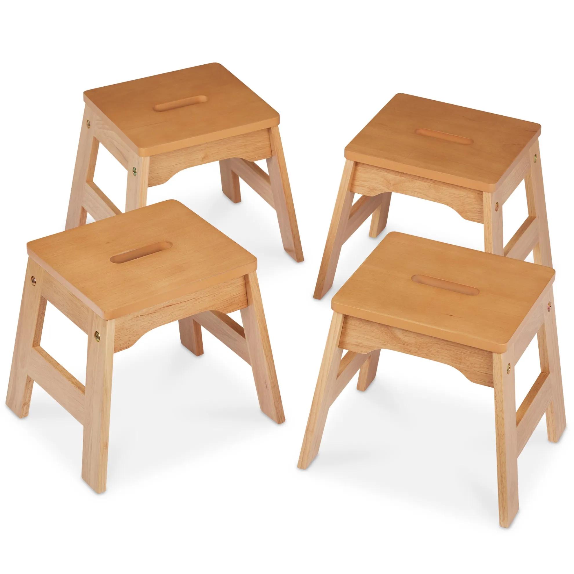 Wooden Stools – Set of 4