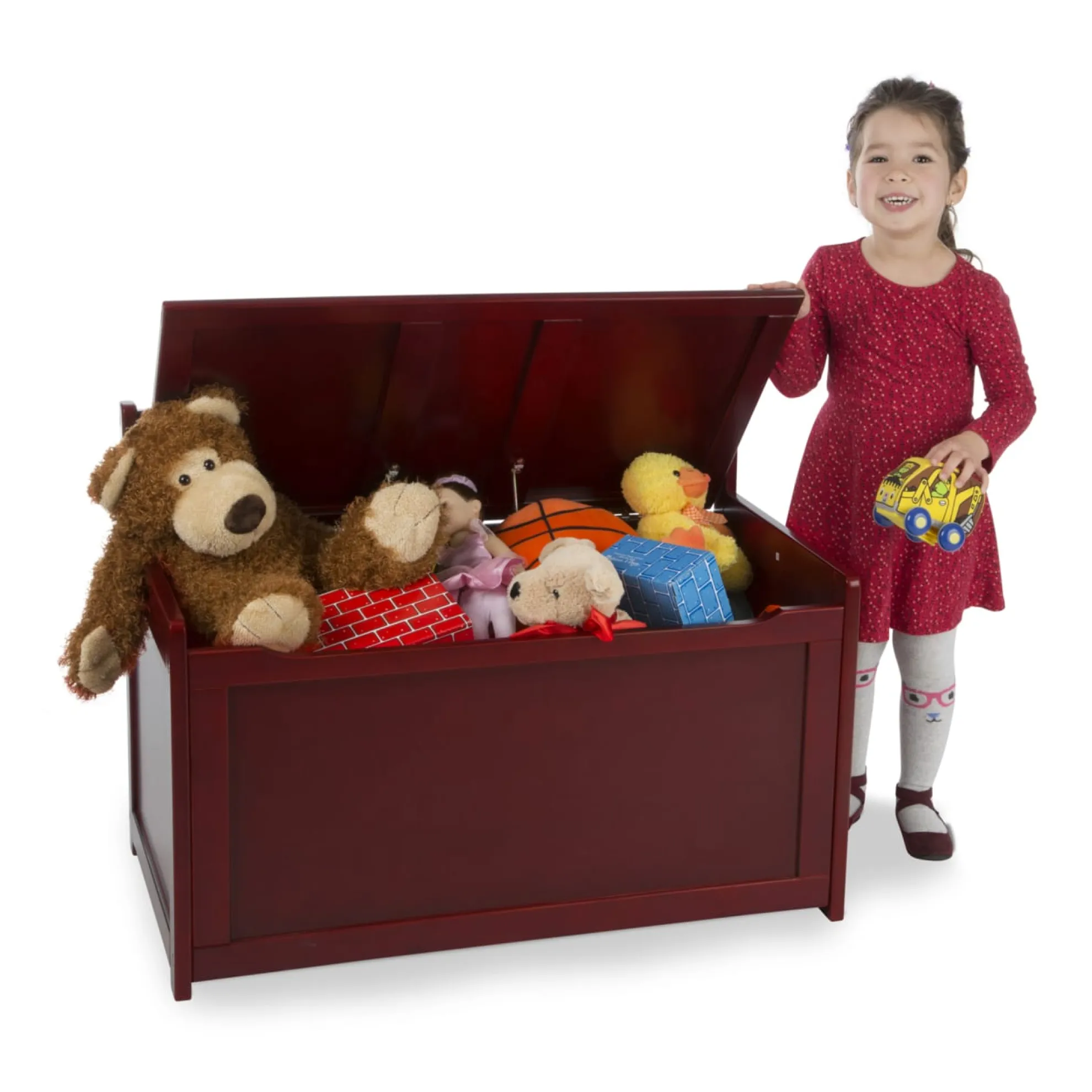 Wooden Toy Chest (Espresso)